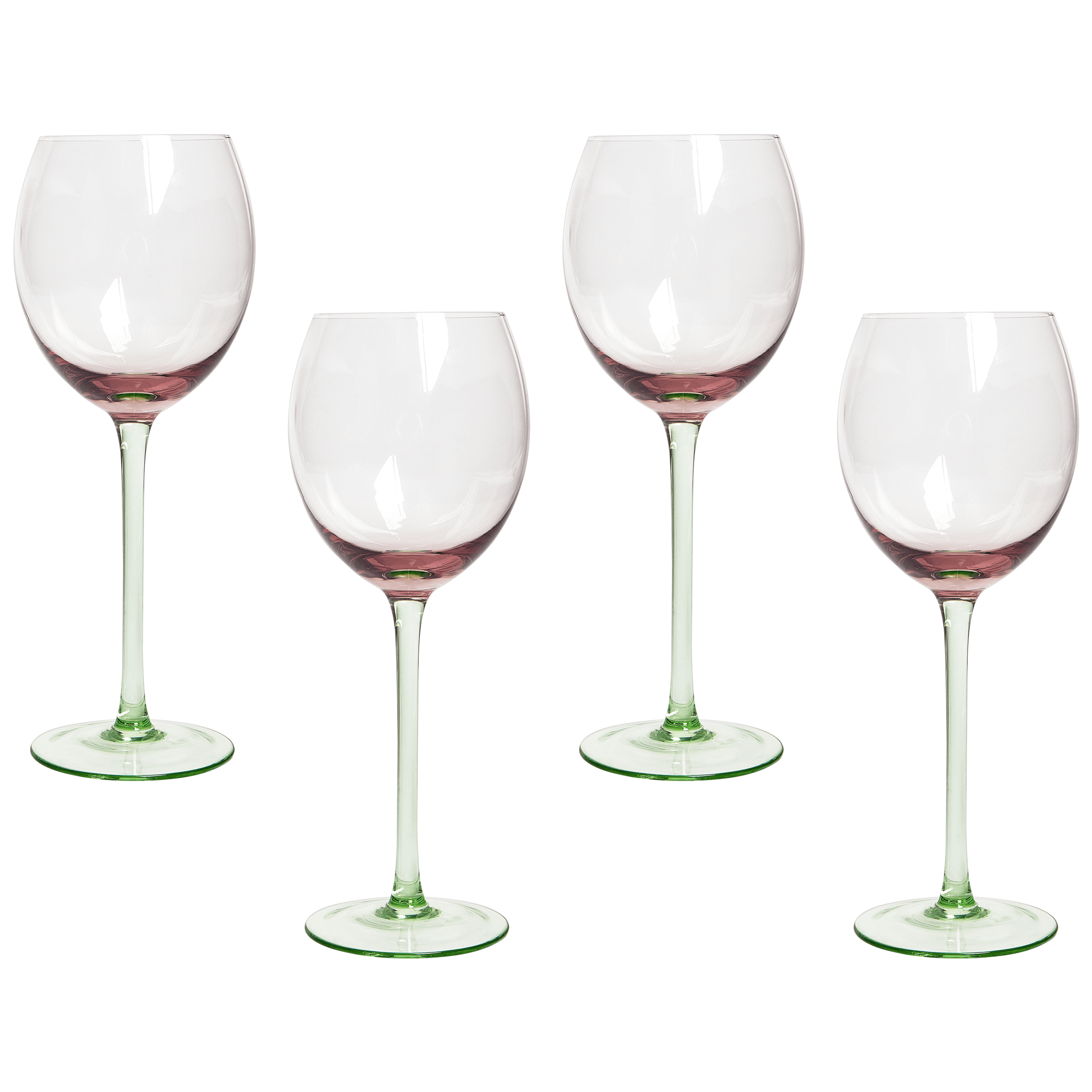 Viinilasisetti 4 kpl DIOPSIDE 360 ml Vaaleanpunainen