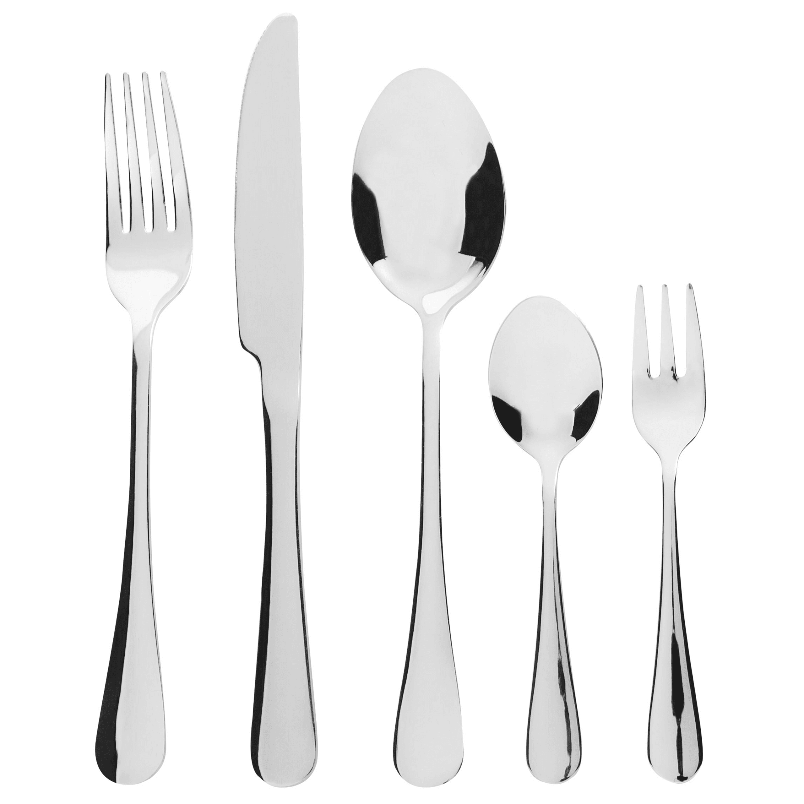 Aterinsetti 30 osaa FUSILLI Hopea – Beliani