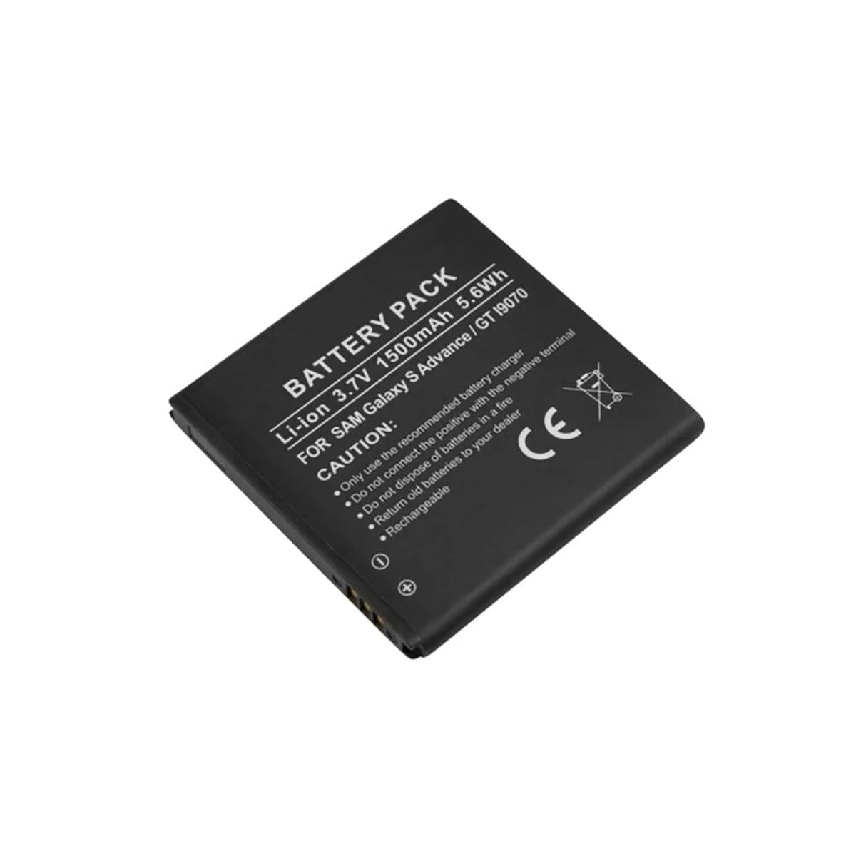 Akku Li-ion 1500mAh älypuhelin Samsung GT-i9070 3,7V – Avizar