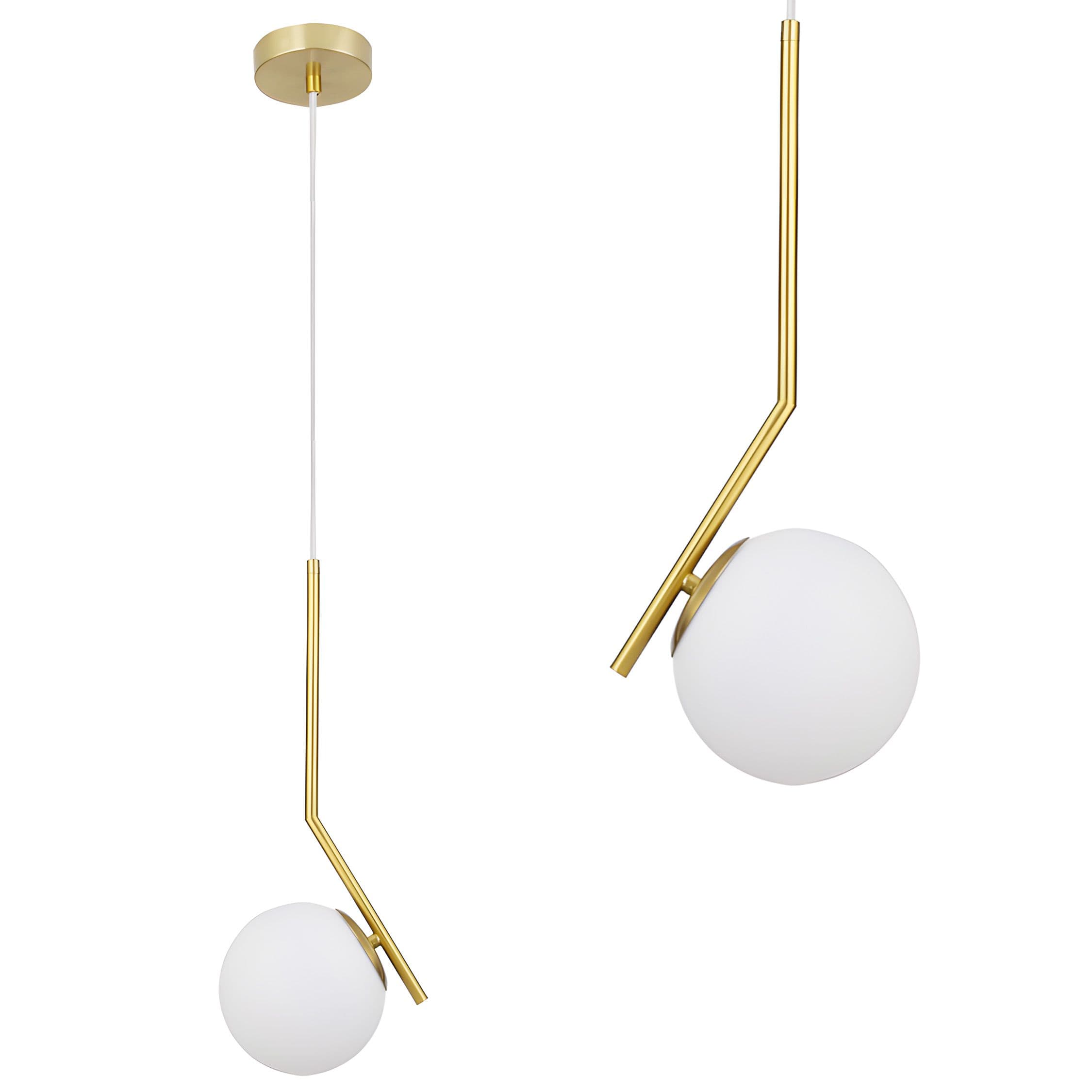 TOOLIGHT riippuva kattovalaisin G106-1W kultavalkoinen, 45x15x45cm – Toolight