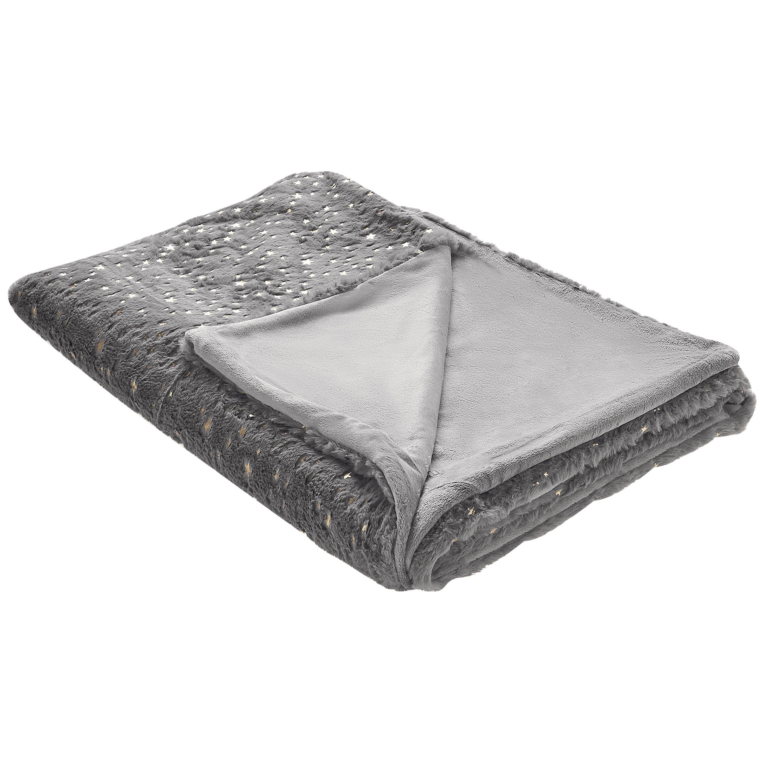 Torkkupeitto ALAZEYA 150 x 200 cm Harmaa – Beliani