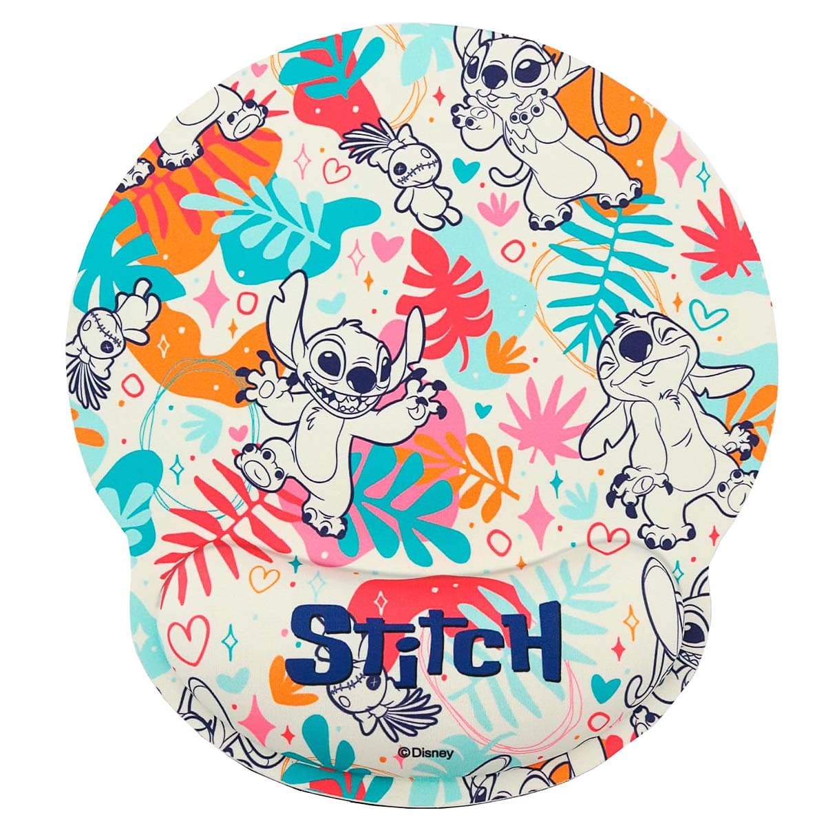 Ergonominen Hiirimatto XXL Disney Stitch Rannetuella