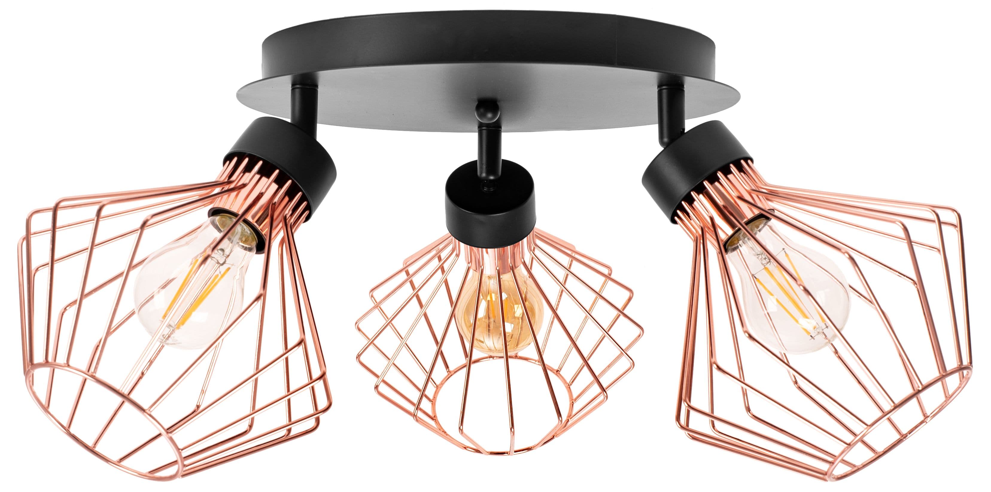 TOOLIGHT kattovalaisin APP536-3C musta, 40X40X27, 5CM – Toolight