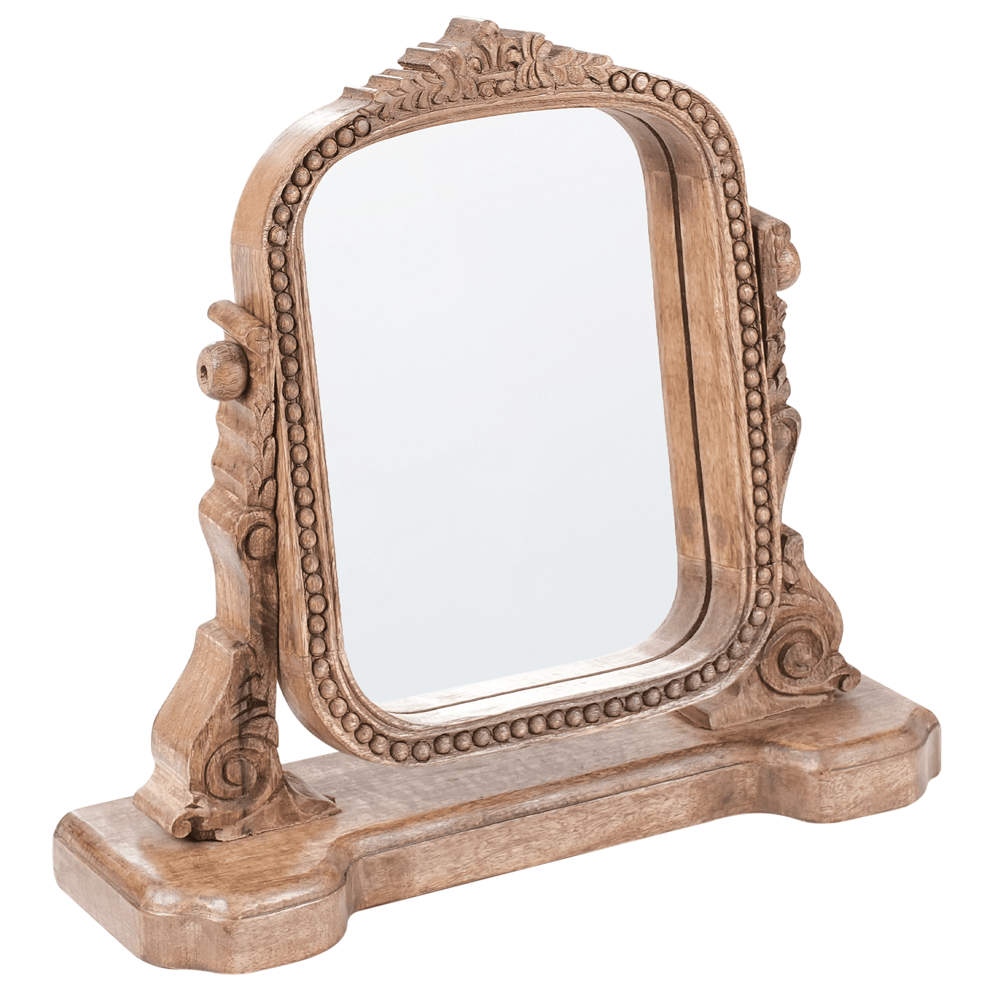 Meikkipeili  DISZNA Ruskea – Beliani