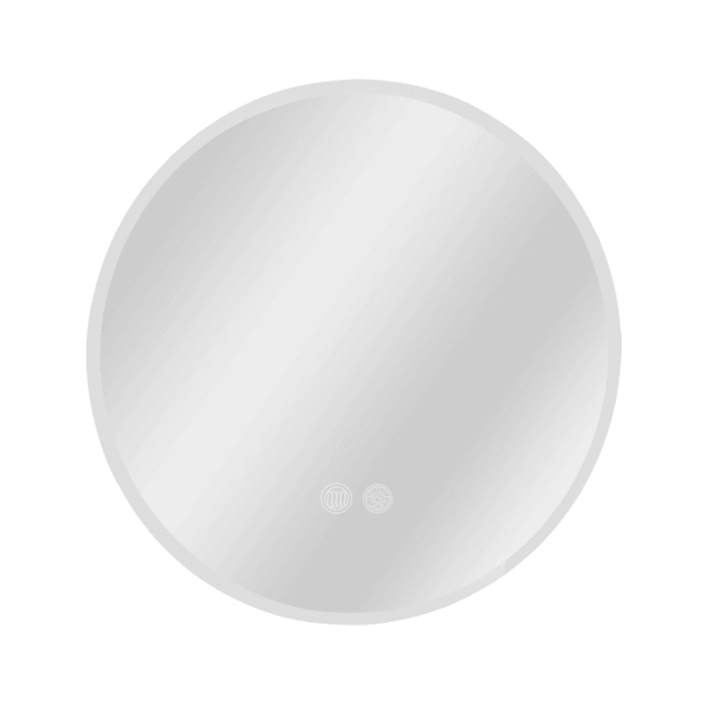 NETTLIFE Peili pyöreälläValaistuksella LED - seinäpeili, IP44 50 cm Kosketustoiminnolla Valaistu pyöreä, peili himmennettävälläValolla