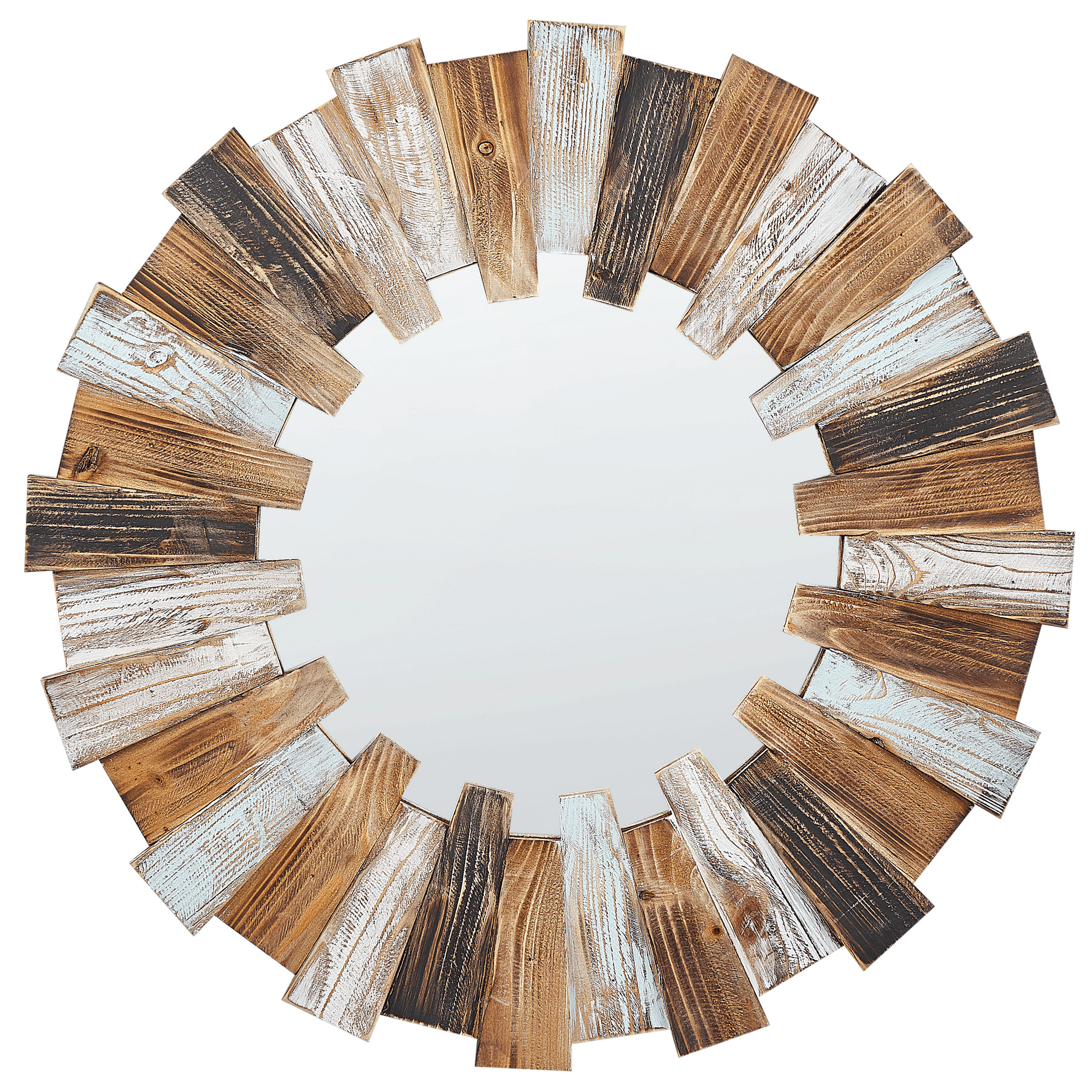 Seinäpeili ECATEPEC 66 cm 66 cm Ruskea