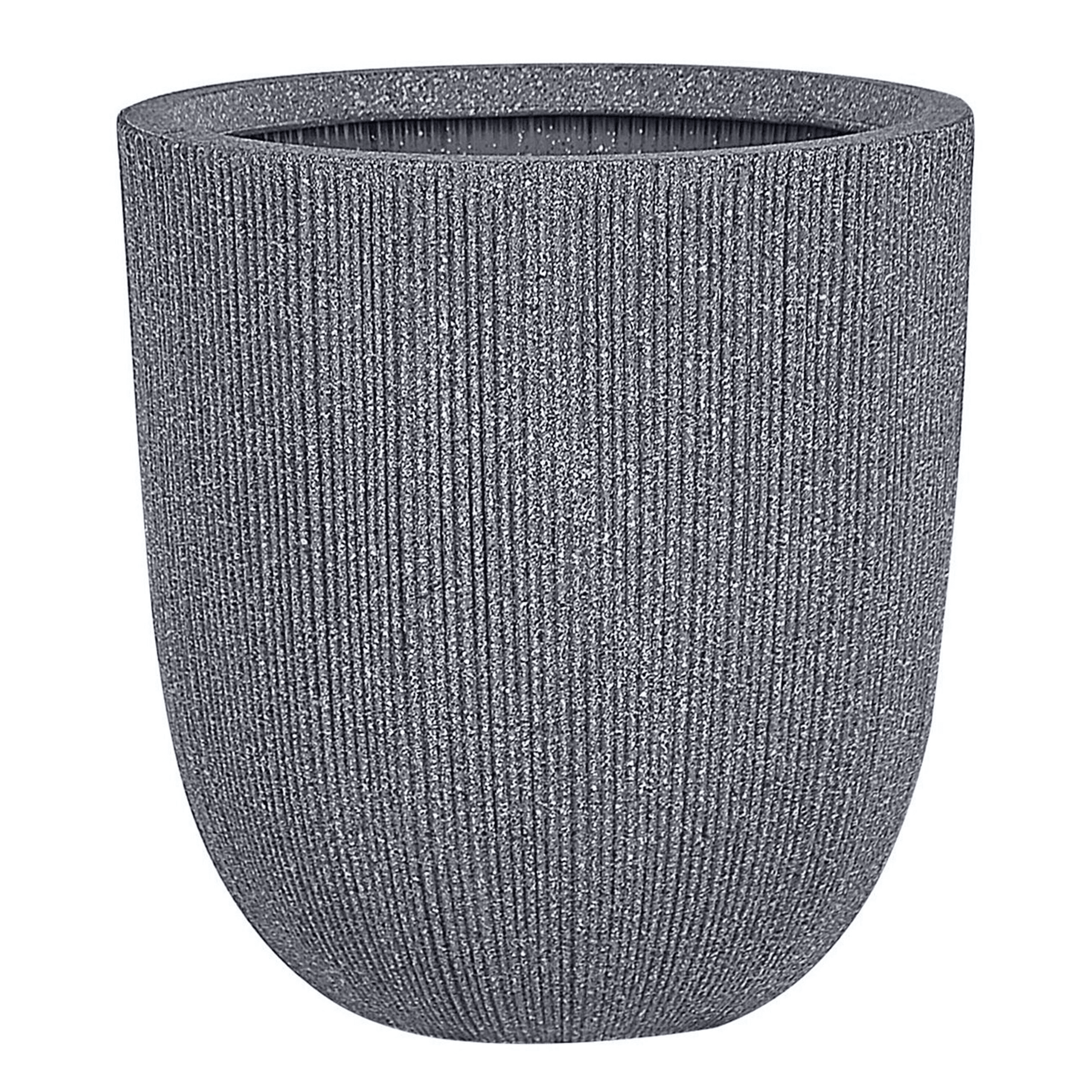Kukkaruukku CHIOS 31 cm Harmaa – Beliani