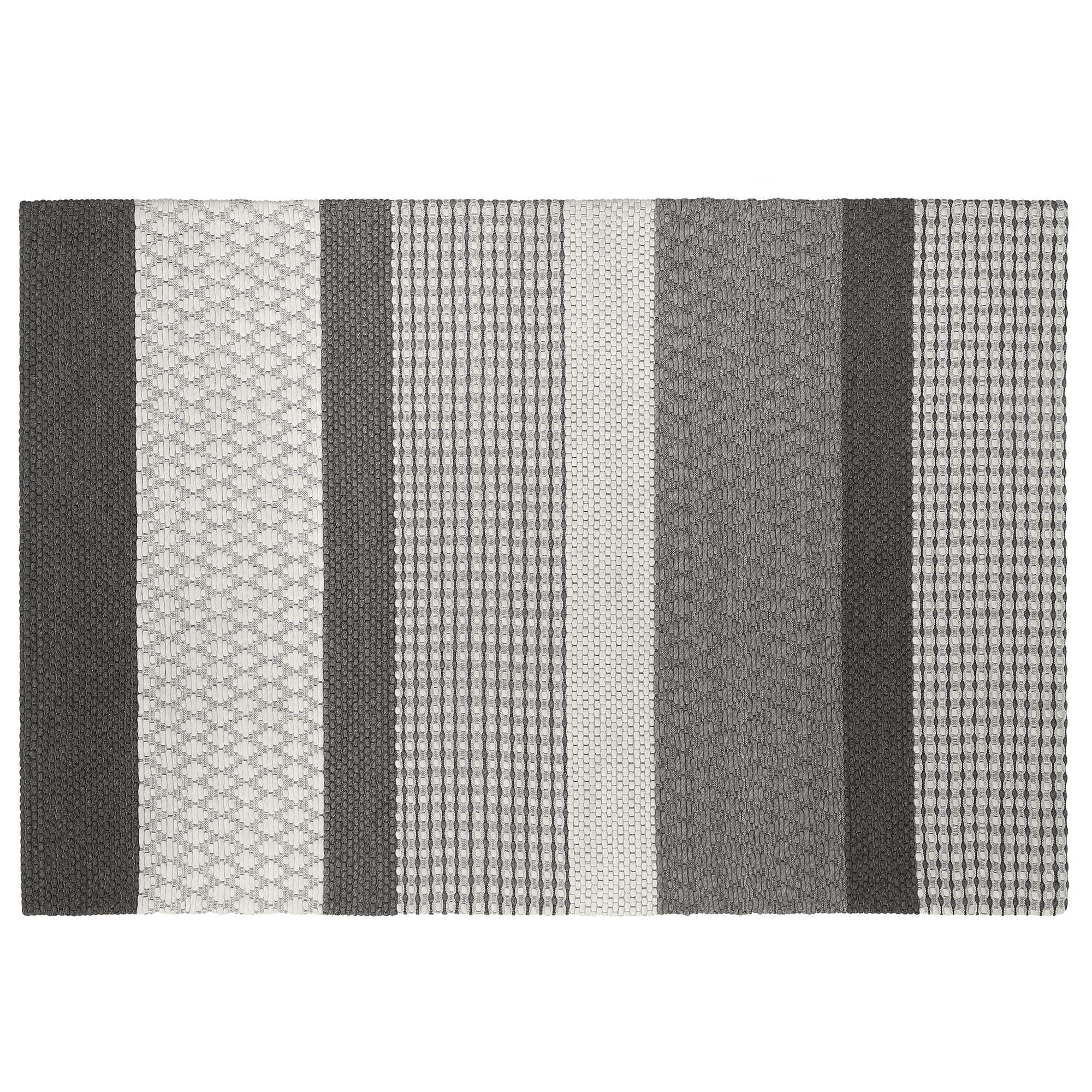 Matto AKKAYA Harmaa 160 x 220 cm villa – Beliani