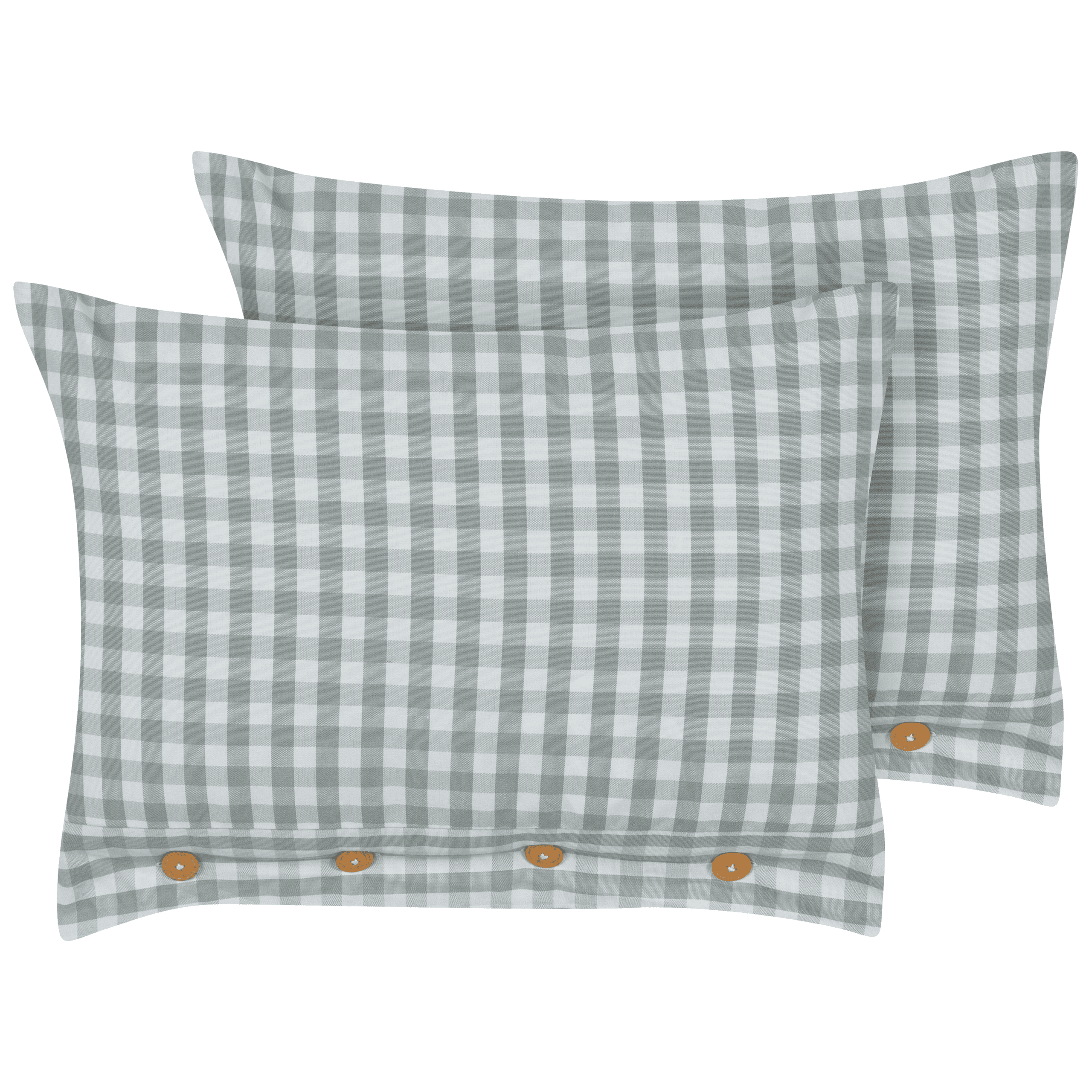 Koristetyynysetti 2 kpl TALYA 40 x 60 cm Mintunvihreä Ruutukuvio