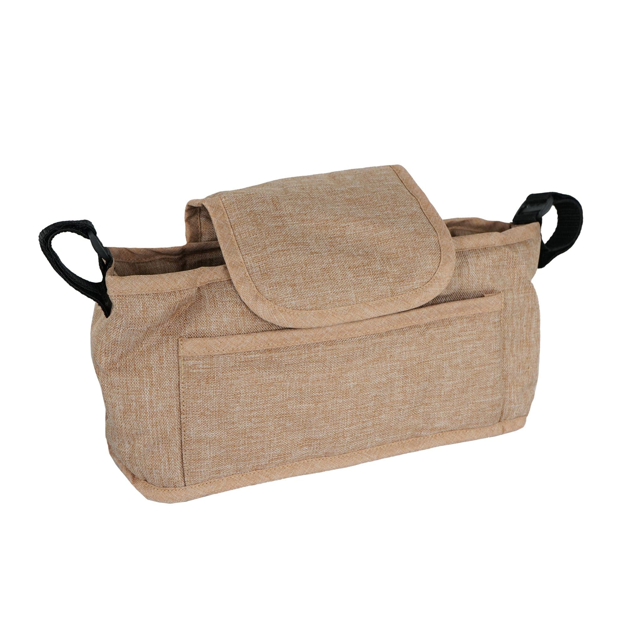 Lemmikkien rattaiden säilytyslaukku - kudottu beige