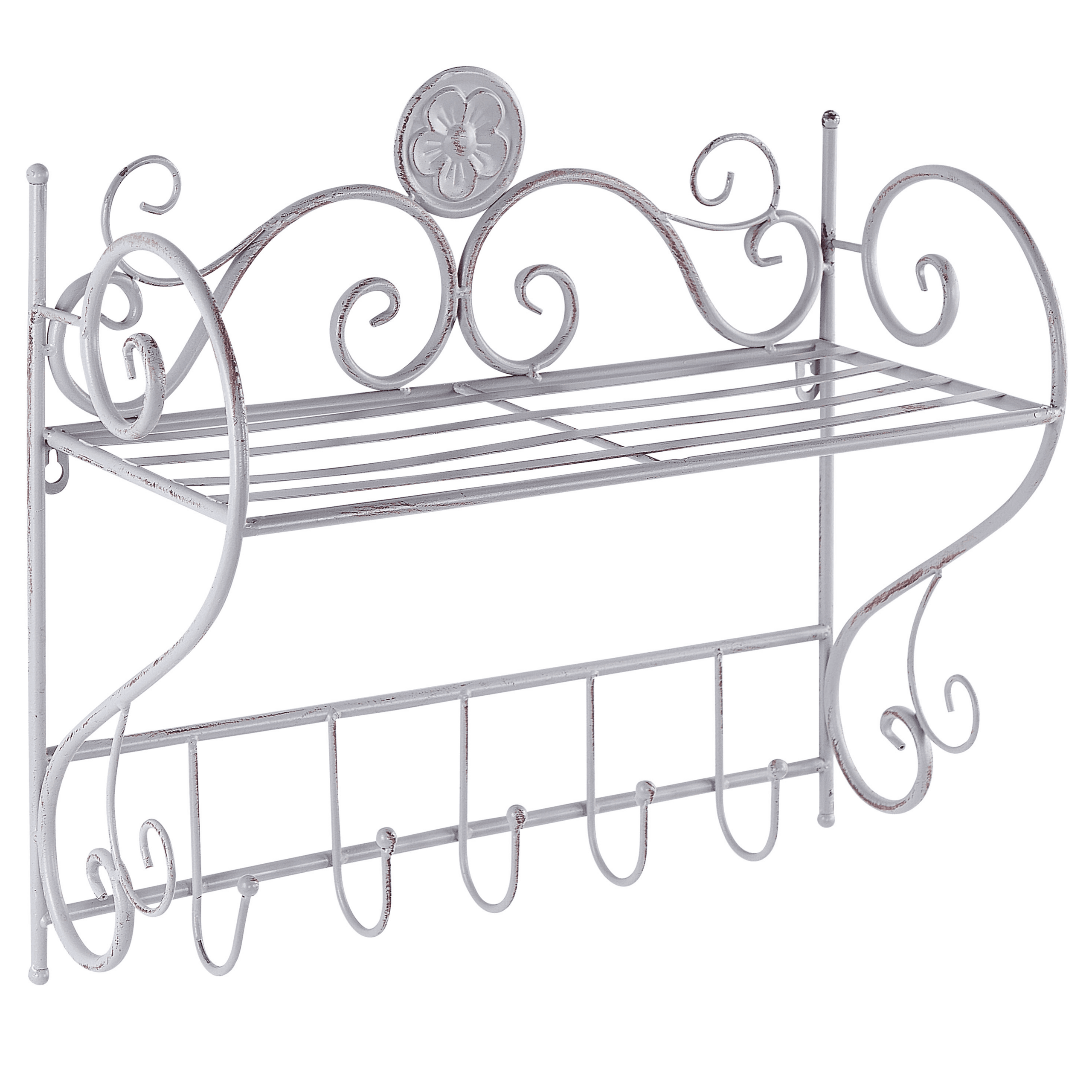 Seinähylly OSORNO metalli Harmaa