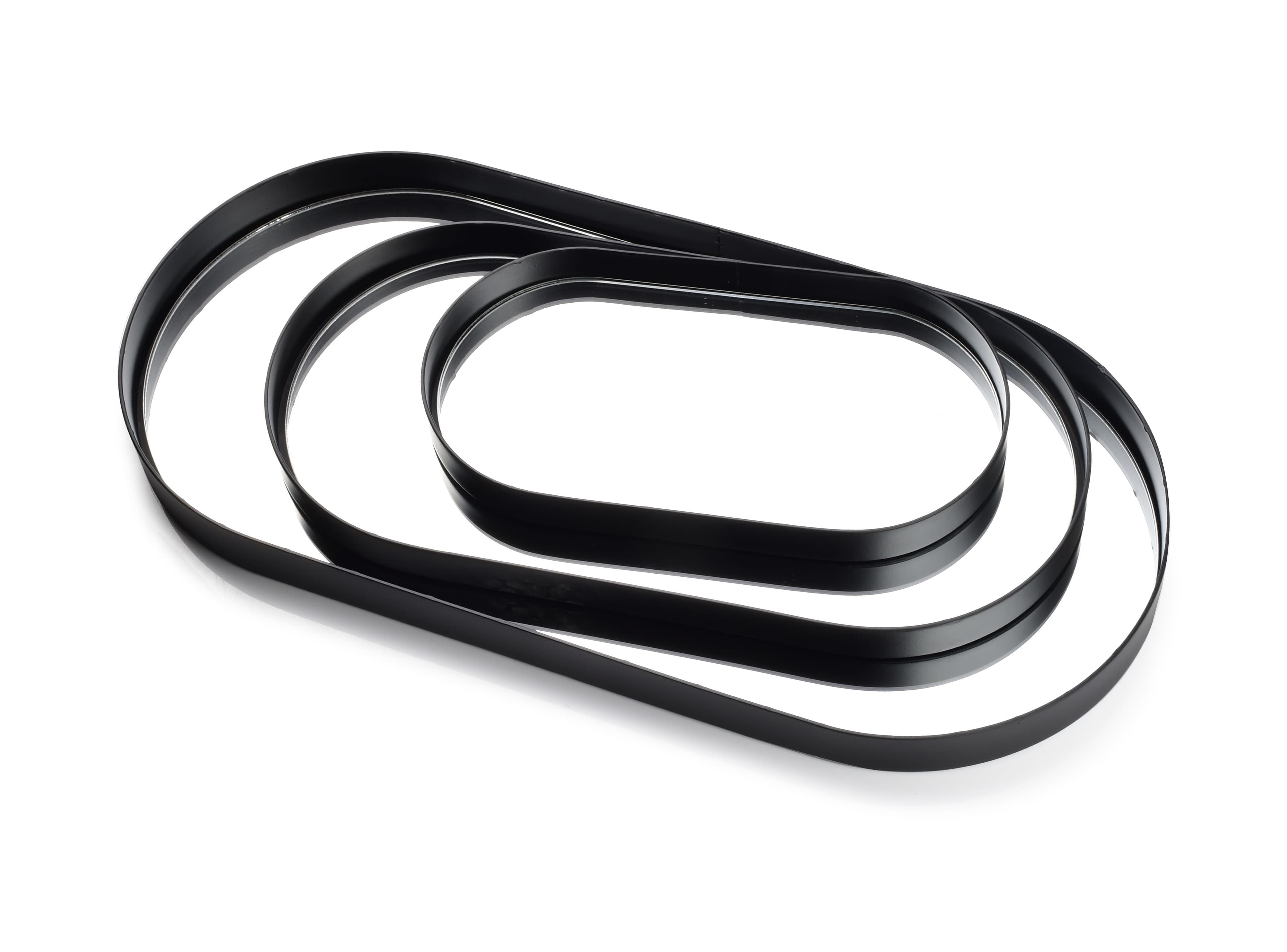 tarjotin metalli Mondex Lucas 18,5x38x2,5 black 1pc