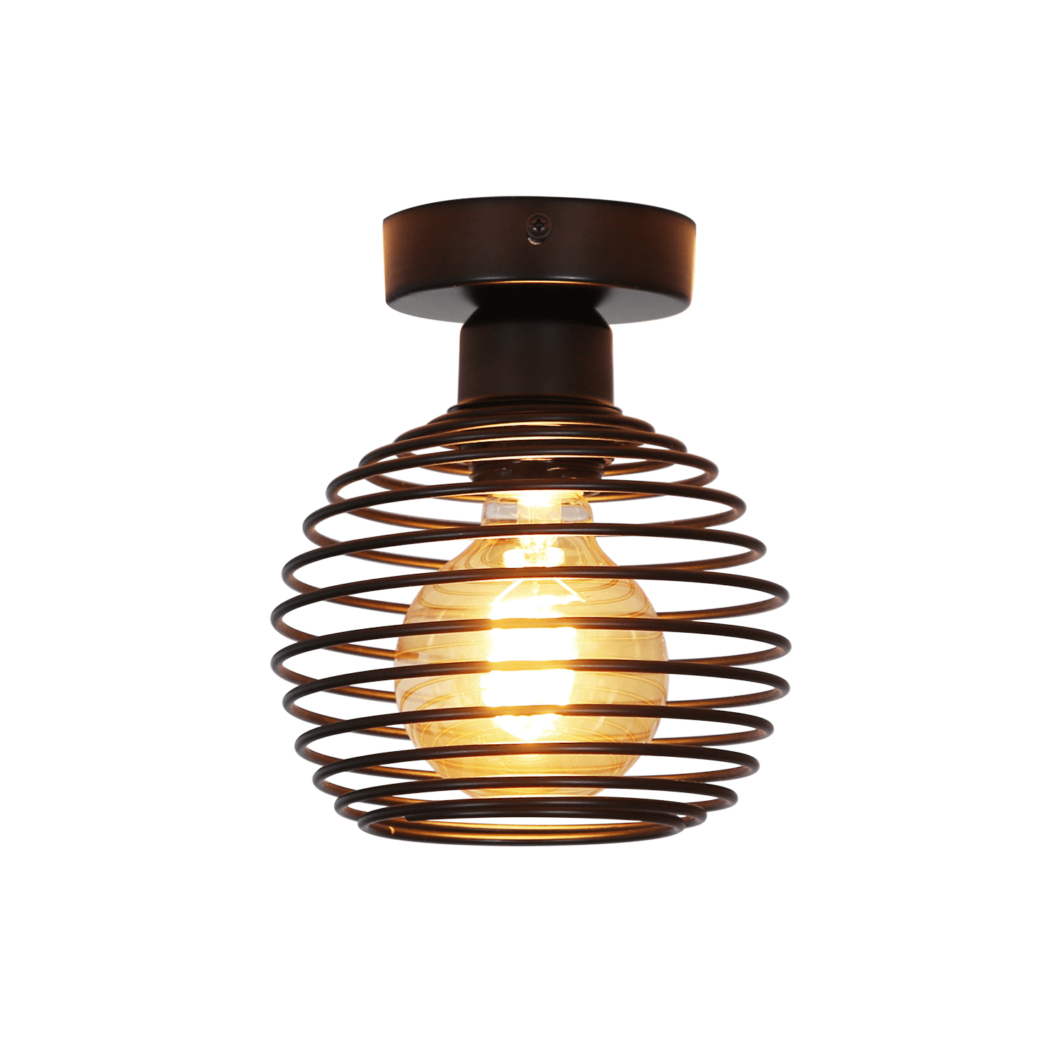 NETTLIFE LED-kattovalaisin, musta metalli