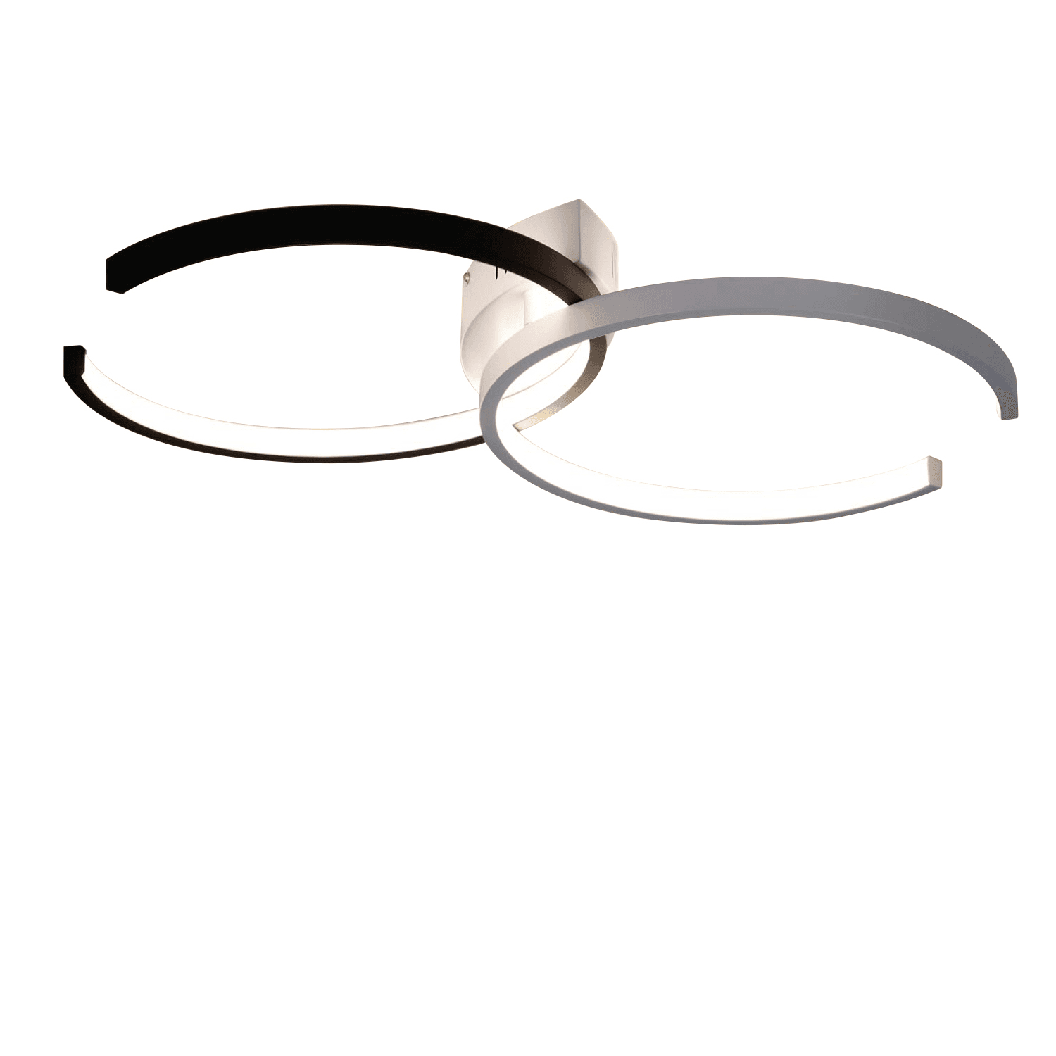 NETTLIFE LED - kattovalaisin, 37W, 54x32x8,5cm, Moderni himmennettäväKaukosäätimellä Metallinen, Olohuoneen Valaisin, Makuuhuoneeseen – Nettlife