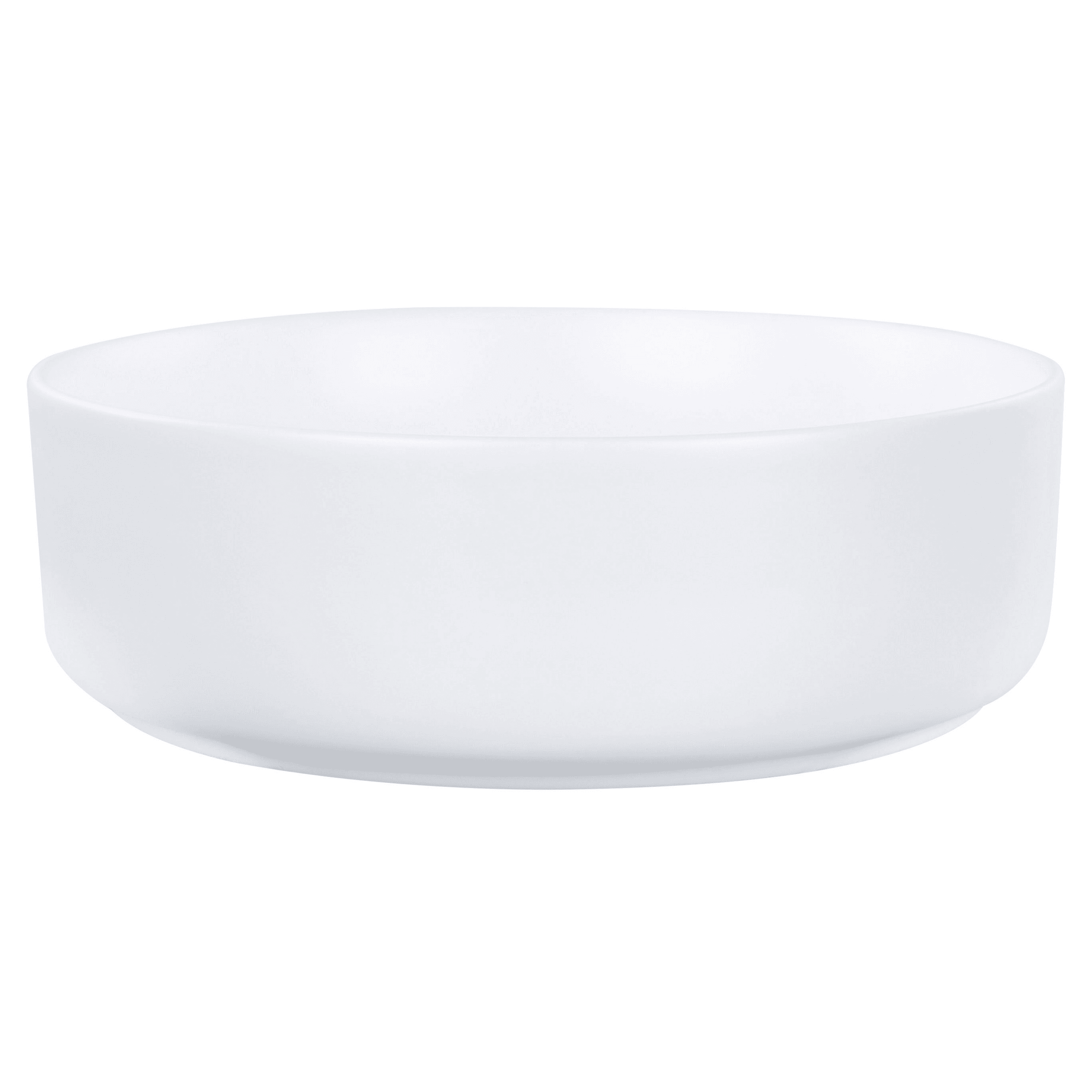 Pesuallas tason päälle CALIG ⌀ 36 cm keramiikka Luonnonvalkoinen