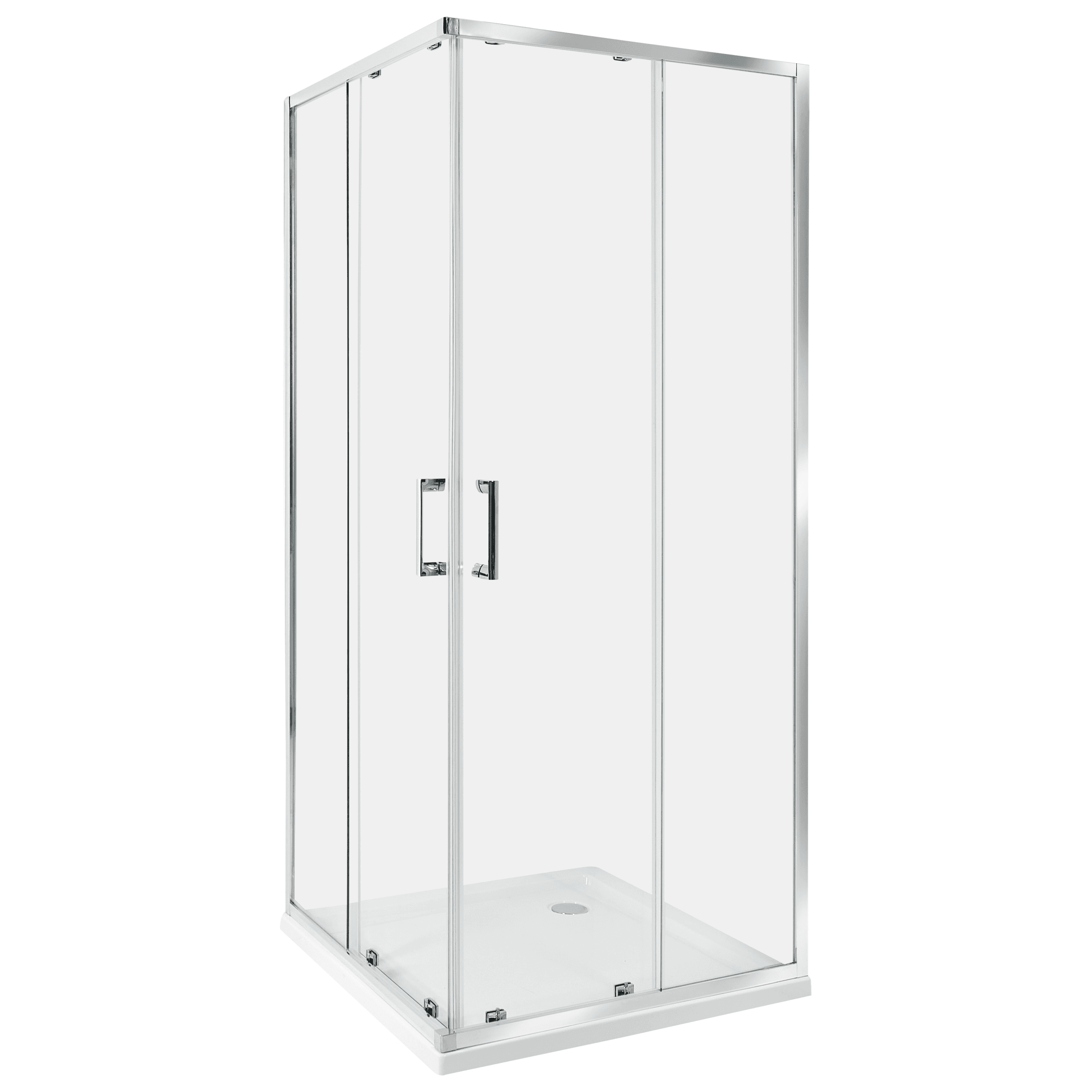 Suihkunurkka TELA 80 x 80 x 185 cm Hopea
