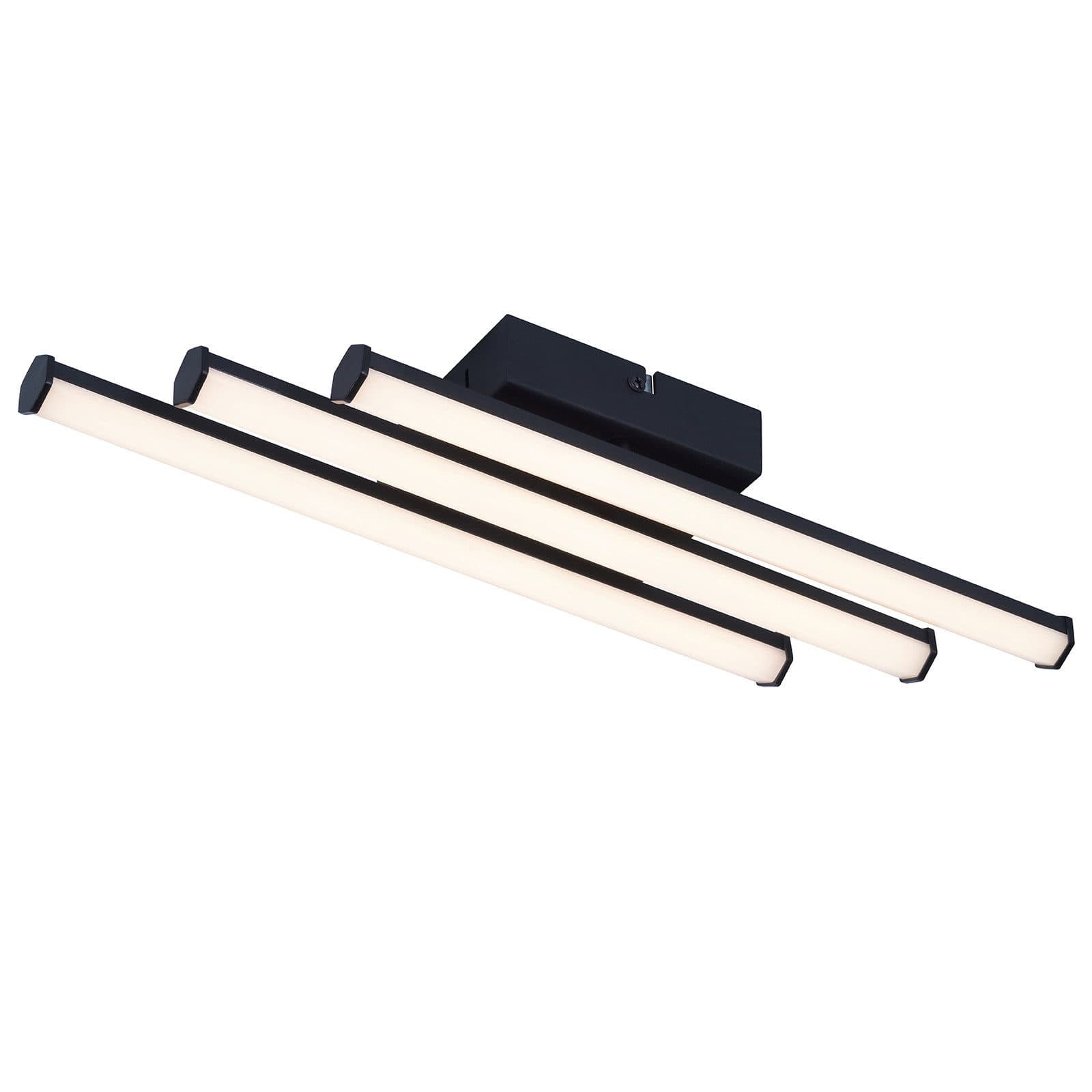 NETTLIFEKattovalaisin olohuoneeseen, makuuhuoneeseen, moderniin, mustaan valaisimeen, 18W, sisustussuunnittelu, 3000K, lämmin Valkoinen – Nettlife