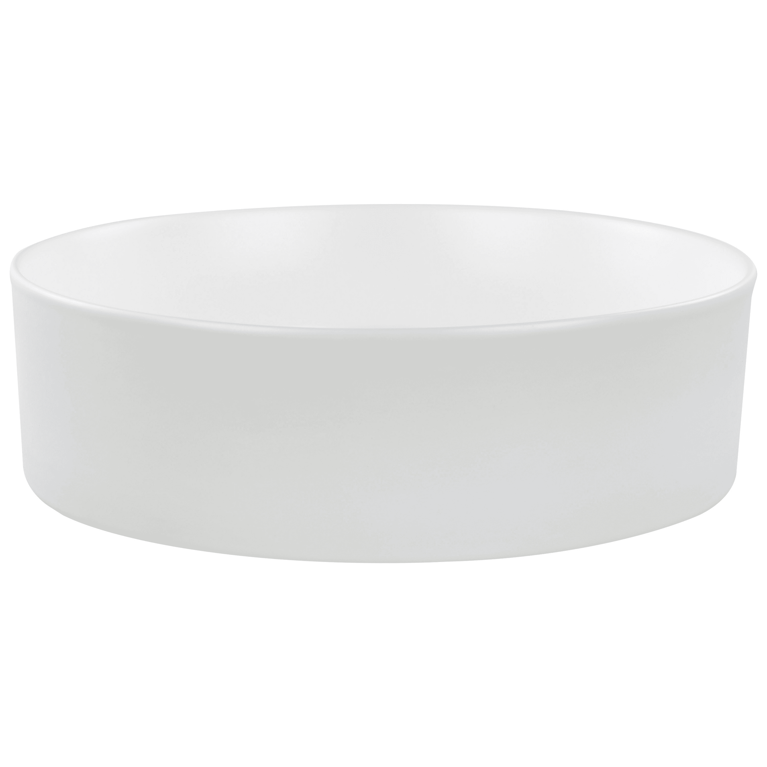 Pesuallas tason päälle TEBAR ⌀ 40 cm keramiikka Luonnonvalkoinen – Beliani