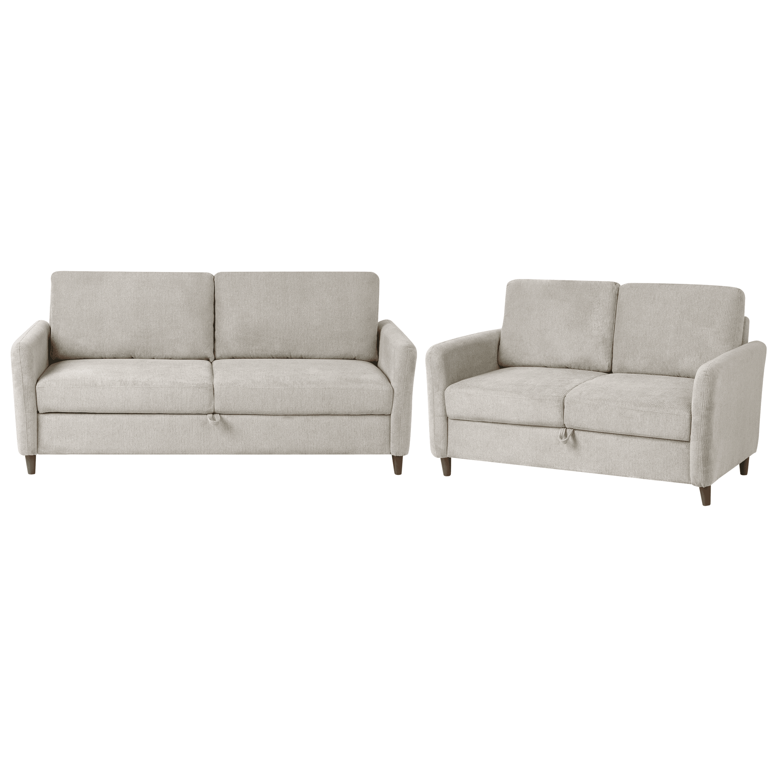 Sohvaryhmä 5-istuttava MARE kangas Harmaa – Beliani