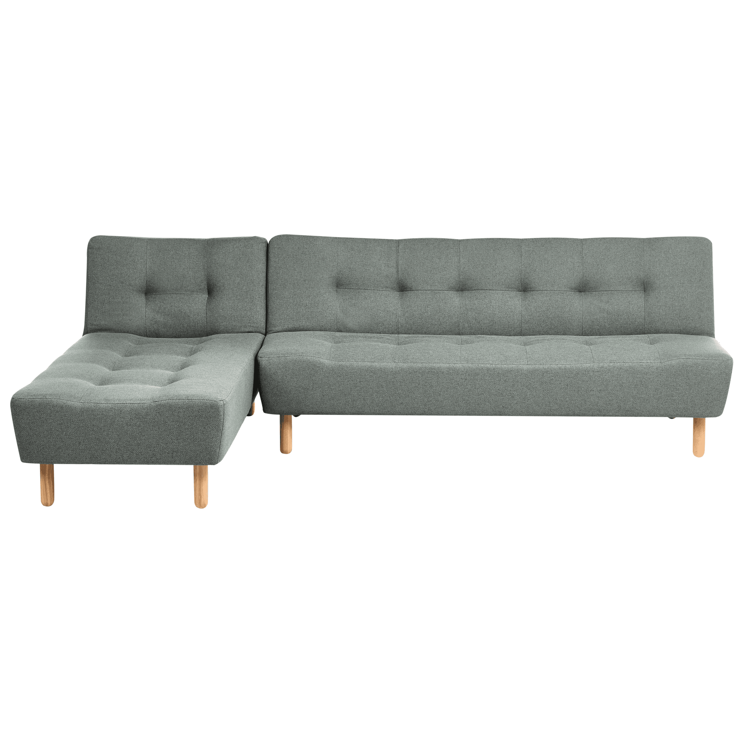 Moduulikulmavuodesohva 4-istuttava ALSTEN kangas Vihreä Oikea – Beliani