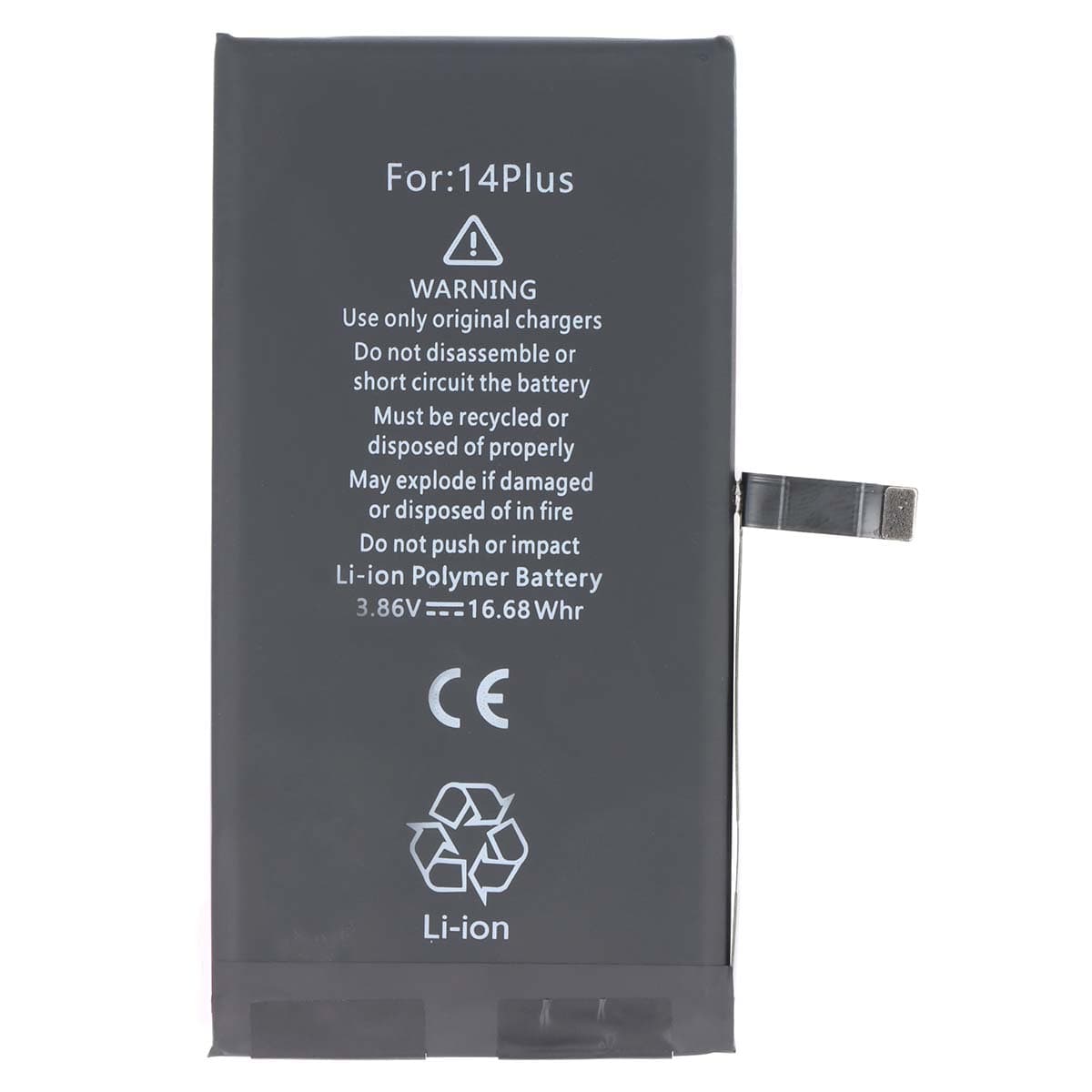 Akku iPhone 14 Plus -malliin Li-polymeeri 3.86V 4325mAh 16.68Wh – Avizar