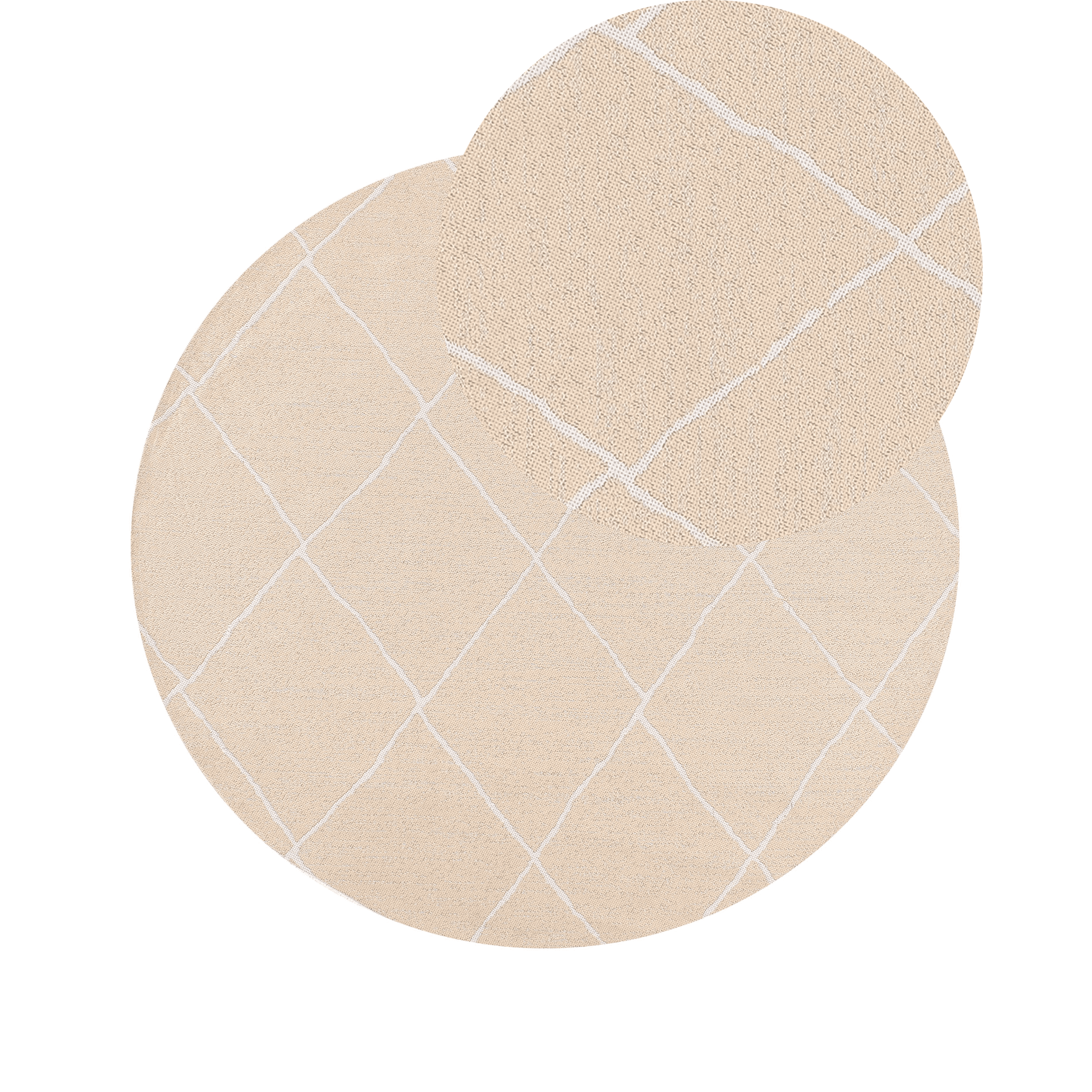 Ulkomatto GWALIOR Beige ø 120 cm