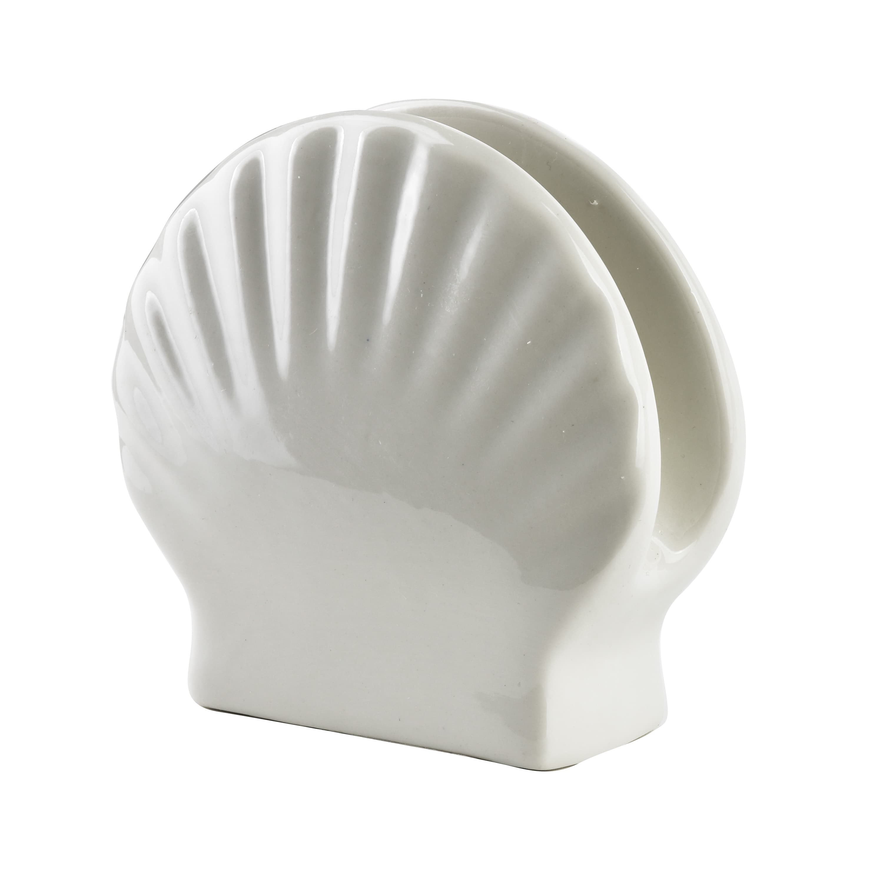 Servettiteline posliini BASIC 10,5x4x10 cm valkoinen 1 kpl