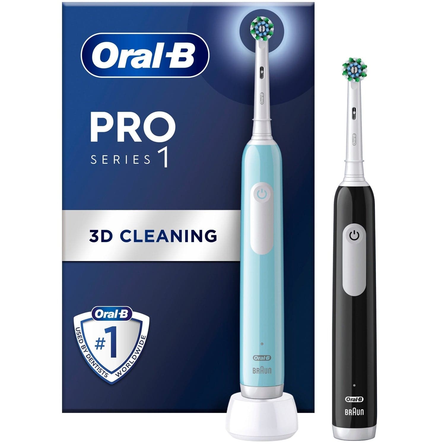 Sähköhammasharja Pro1 Duo musta / turkoosi – Oral-b
