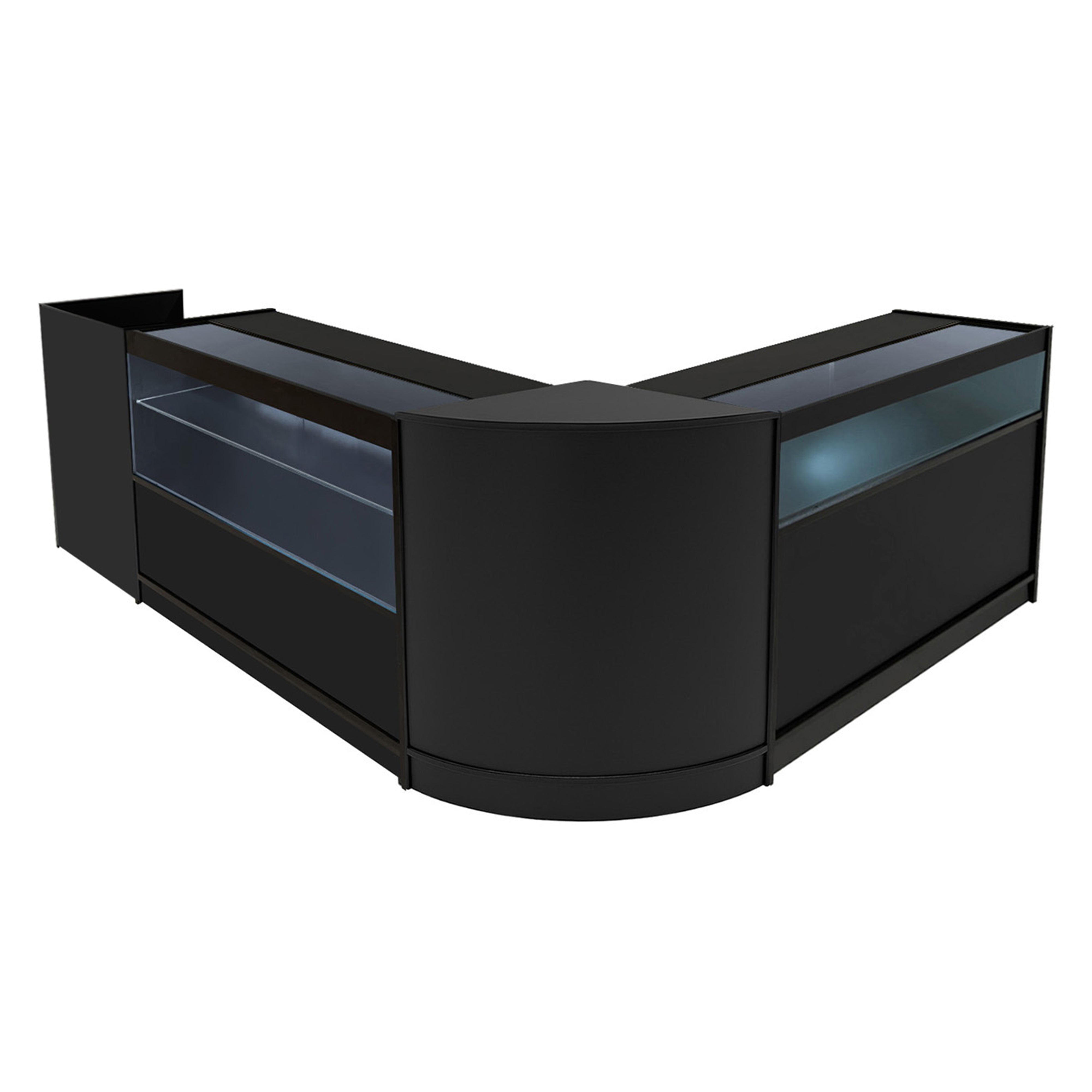 Gravity LED -myymälätiskisarja B1200, C1200, TB60 ja CM60 - musta – Monstershop