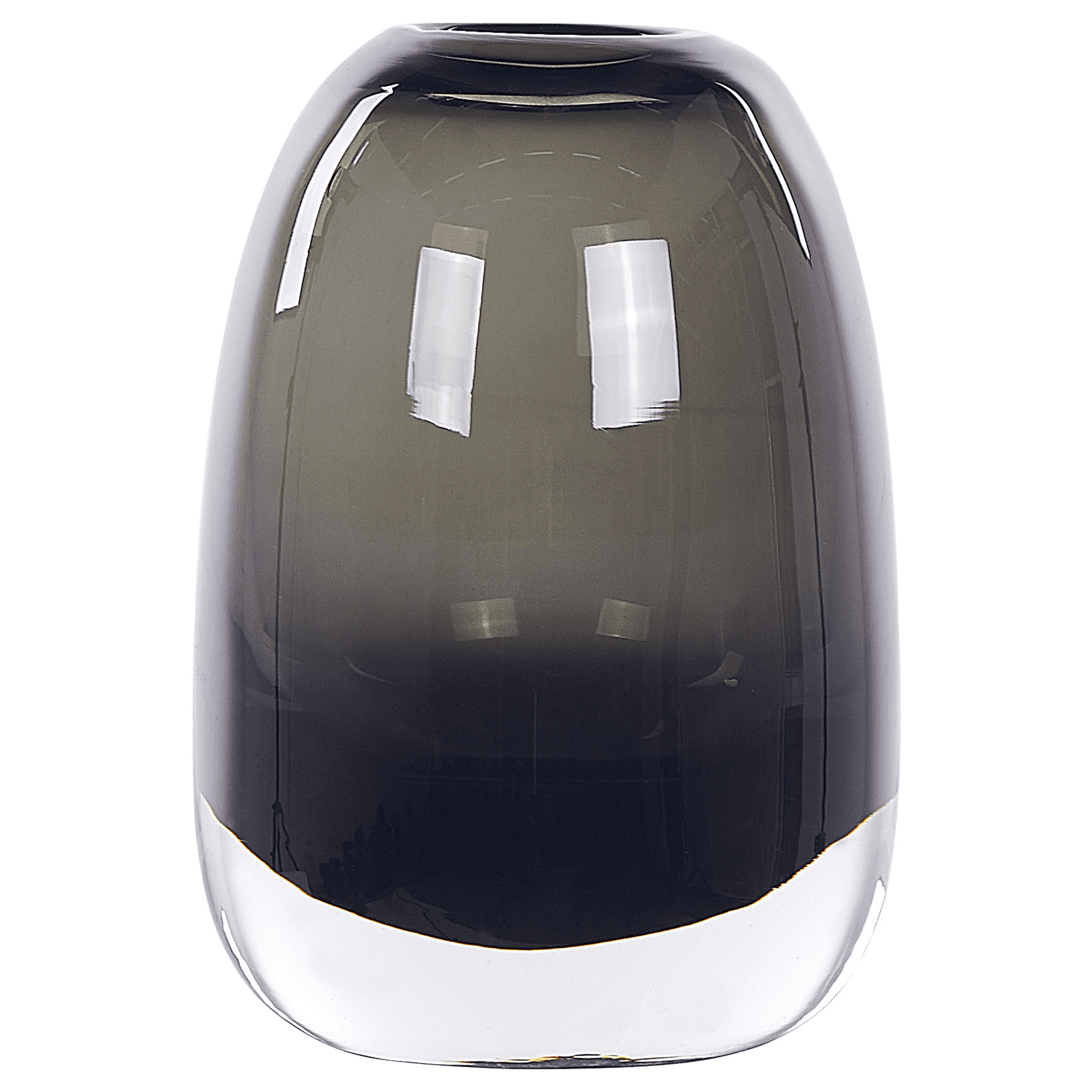 Kukkamaljakko FYSKA lasi 18 cm Tummanharmaa