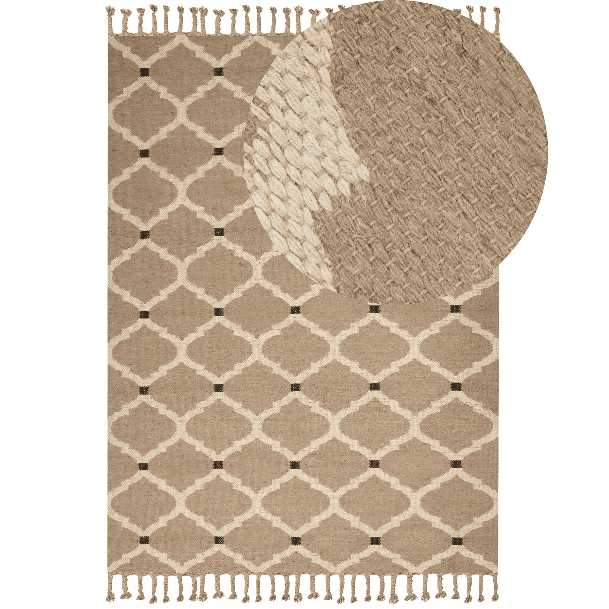 Matto ORENCIK Beige 200 x 300 cm juutti
