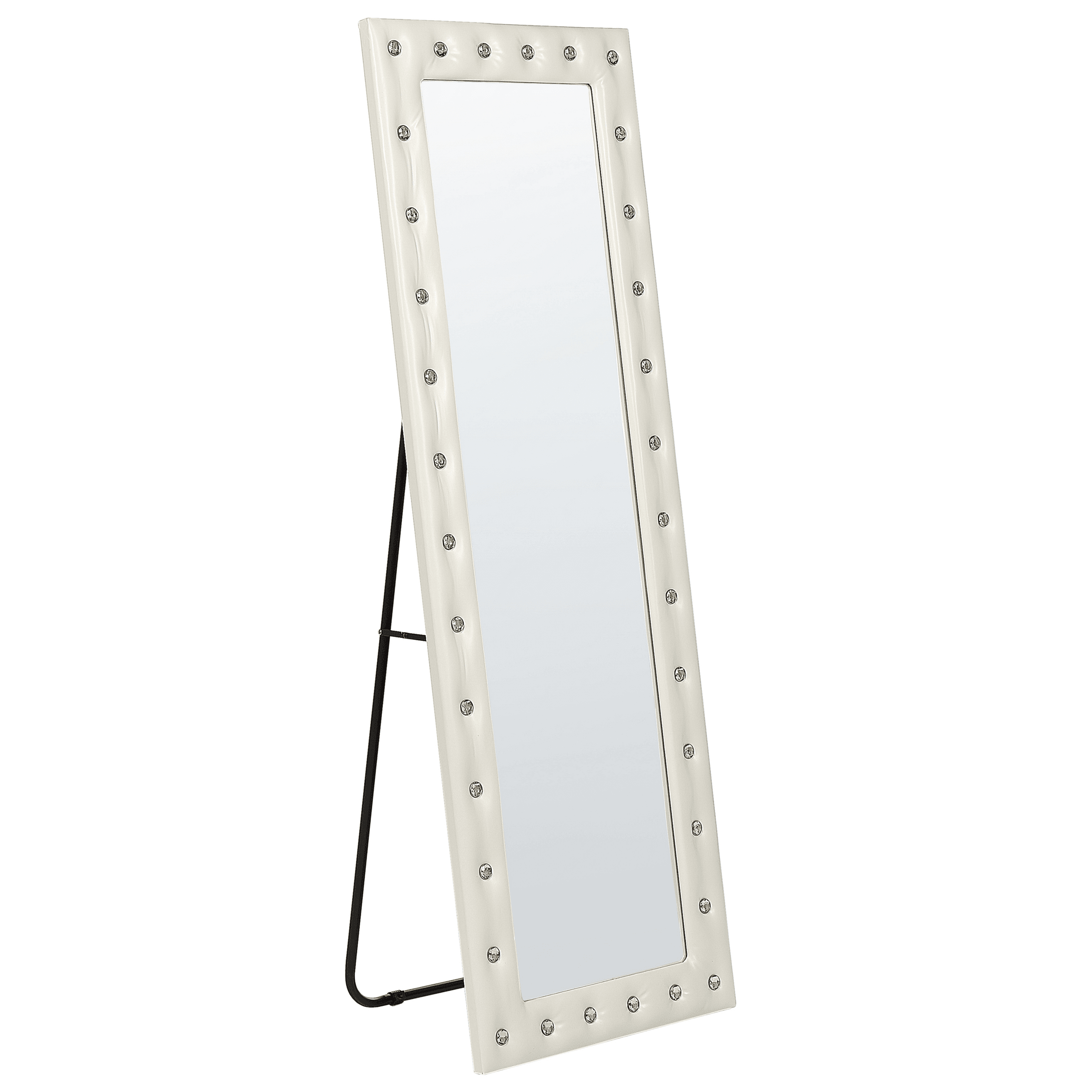 Lattiapeili ANSOUIS 150 cm keinonahka Valkoinen