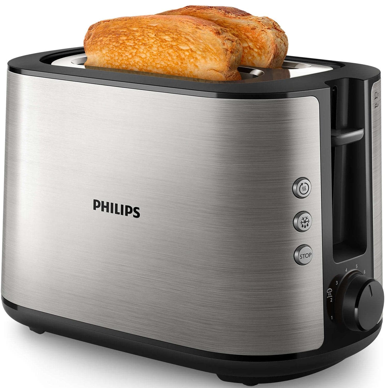 Leivänpaahdin HD2650 ruostumaton 2 levyä – Philips