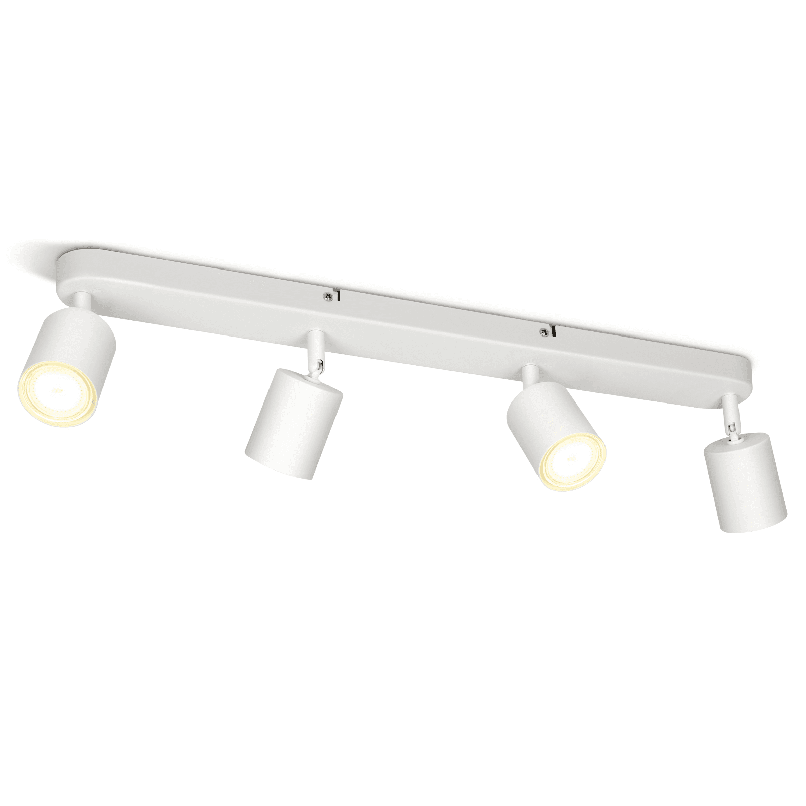 NETTLIFE 4 modernia, säädettävää GU10- kattospottivalaisinta valkoisena olohuoneeseen, eteiseen, makuuhuoneeseen, ruokailutilaan, keittiöön – Nettlife