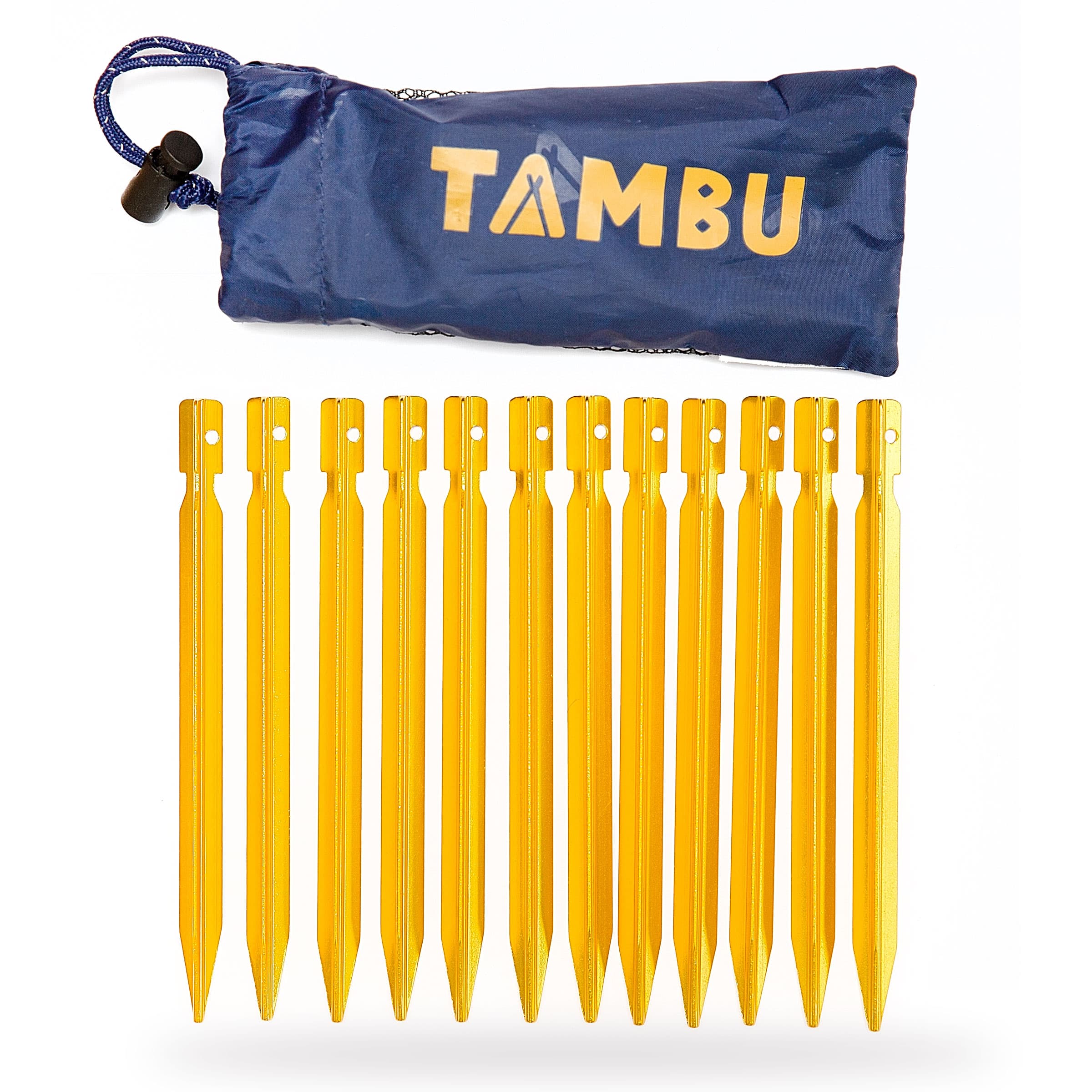 TAMBU Ultrakevyet alumiinikiilat 18 cm | 12 kpl setti – TAMBU