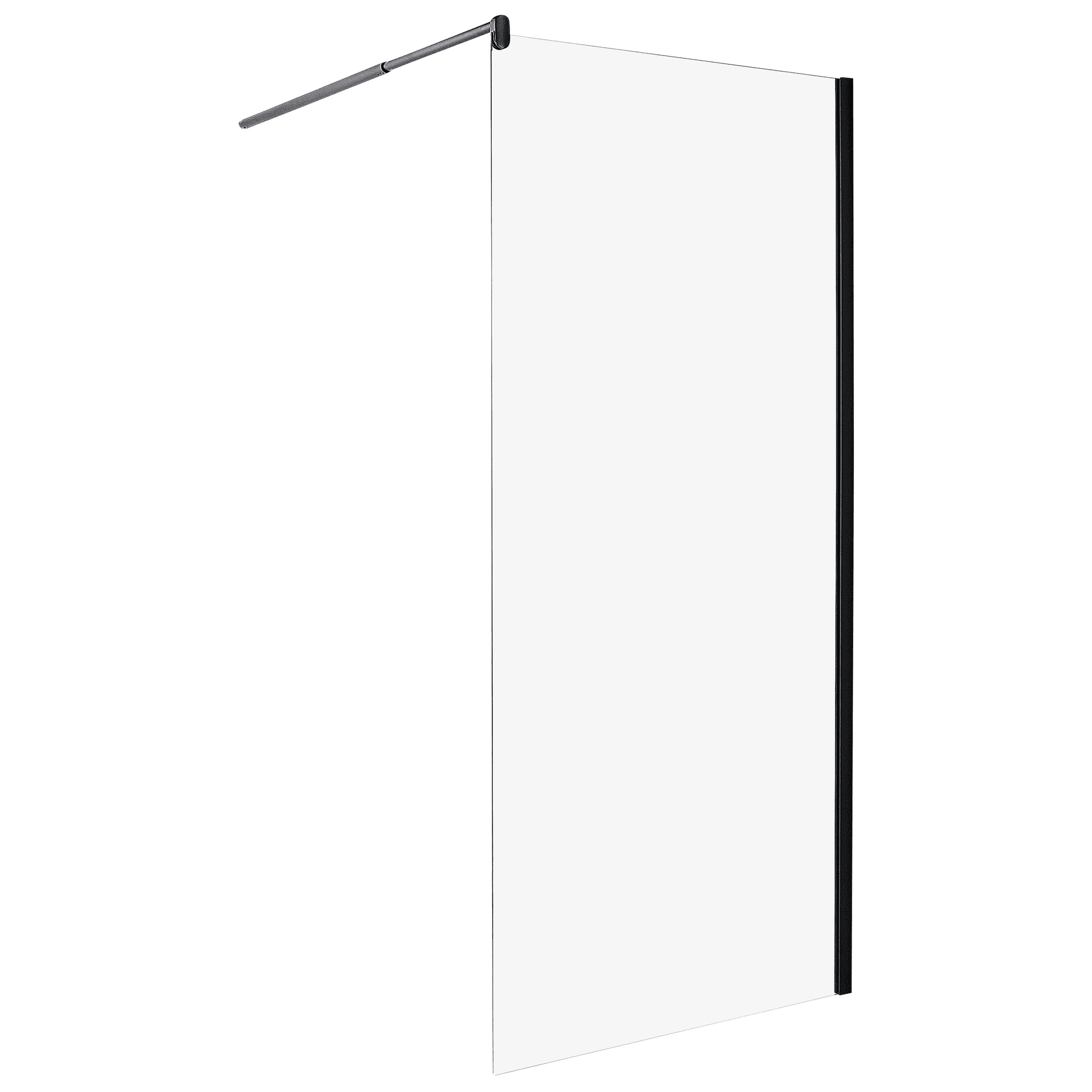Suihkuseinä AHAUS 90 x 190 cm Musta
