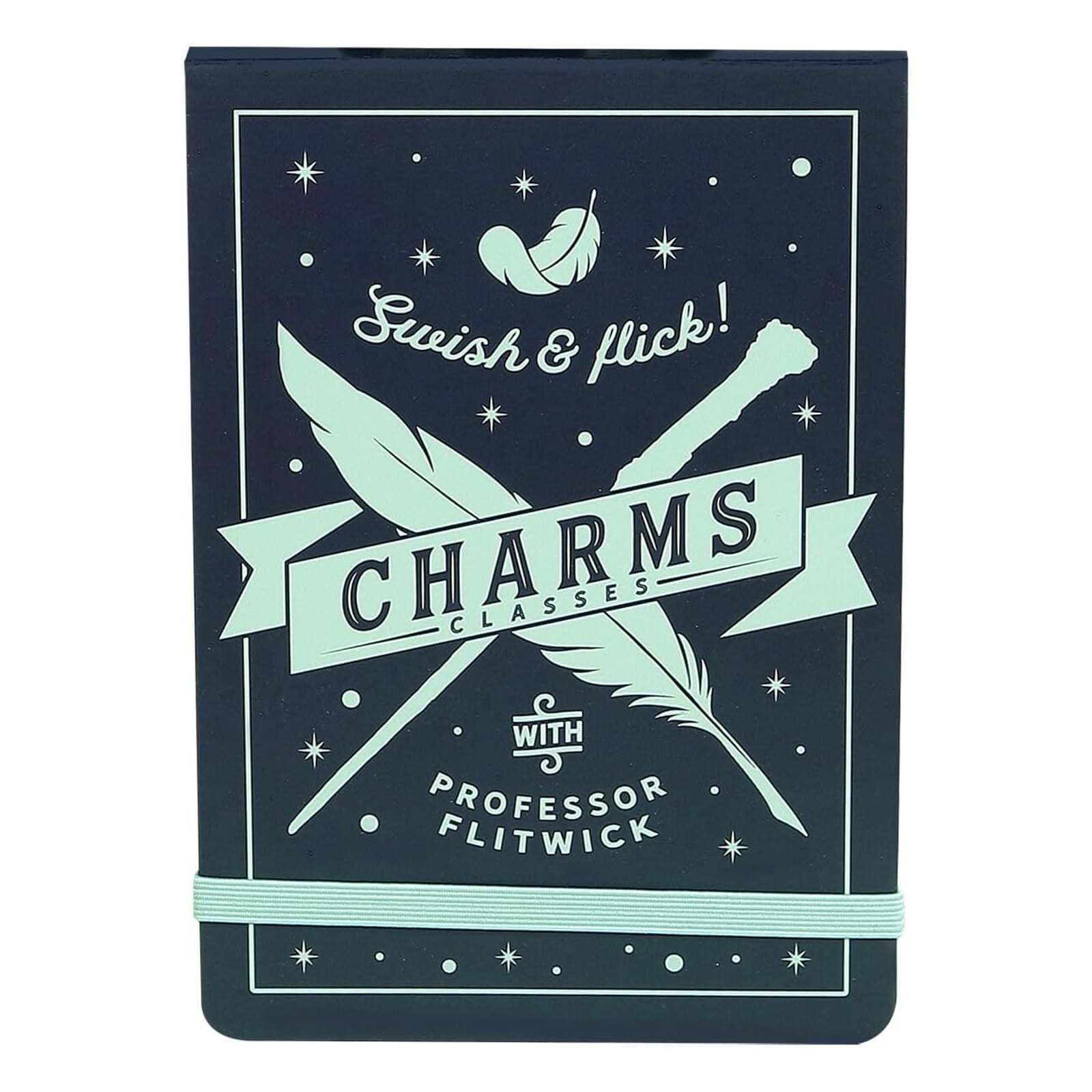 Taskukirja Charms 13,5x9,5 cm sulkuelastikkeella – Harry Potter