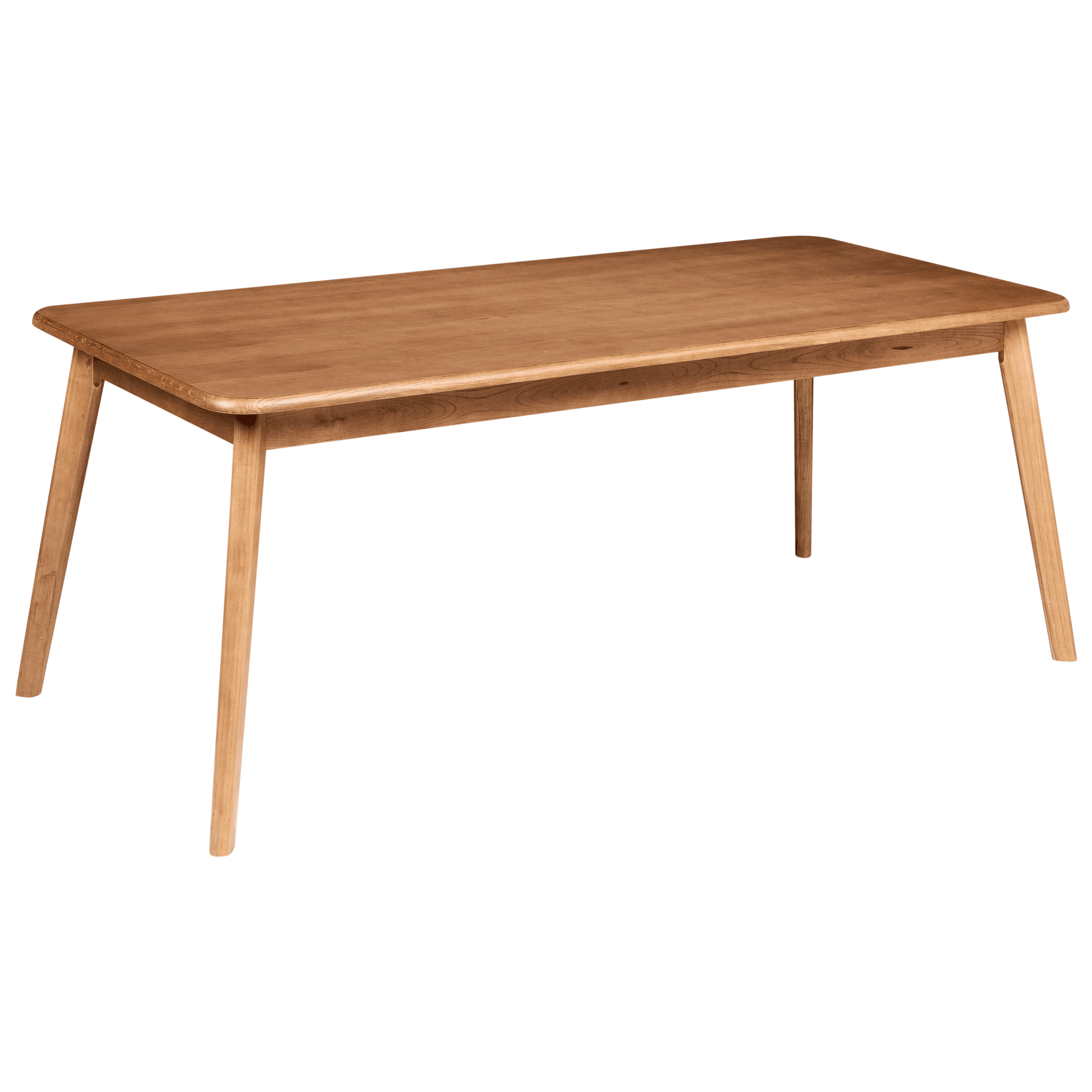 Ruokapöytä KEHO Tumma tammiviilu 200 cm 90 cm – Beliani