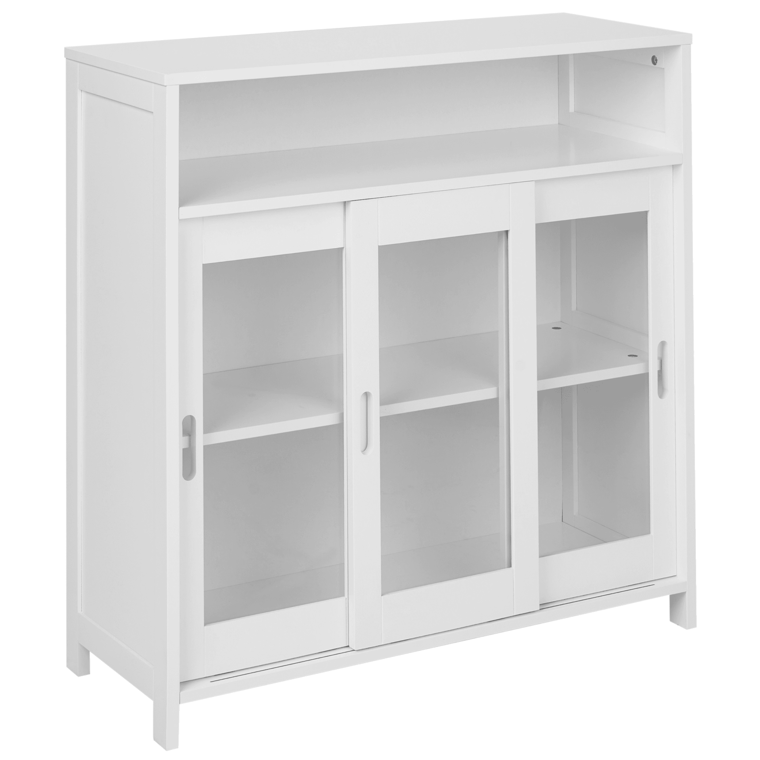 Lasivitriinikaappi CRABTREE 86 cm Valkoinen