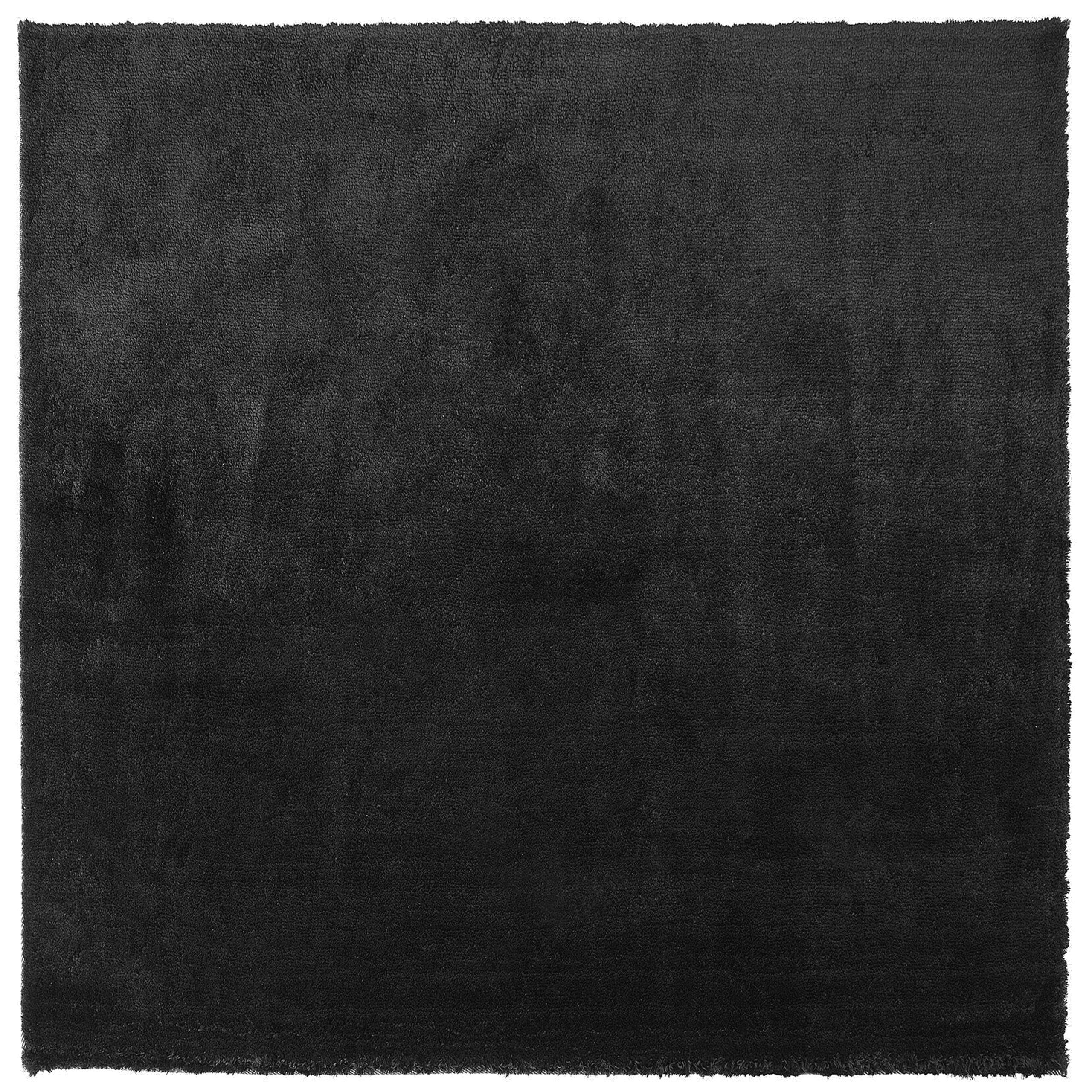 Korkeanukkainen matto EVREN Musta 200 x 200 cm