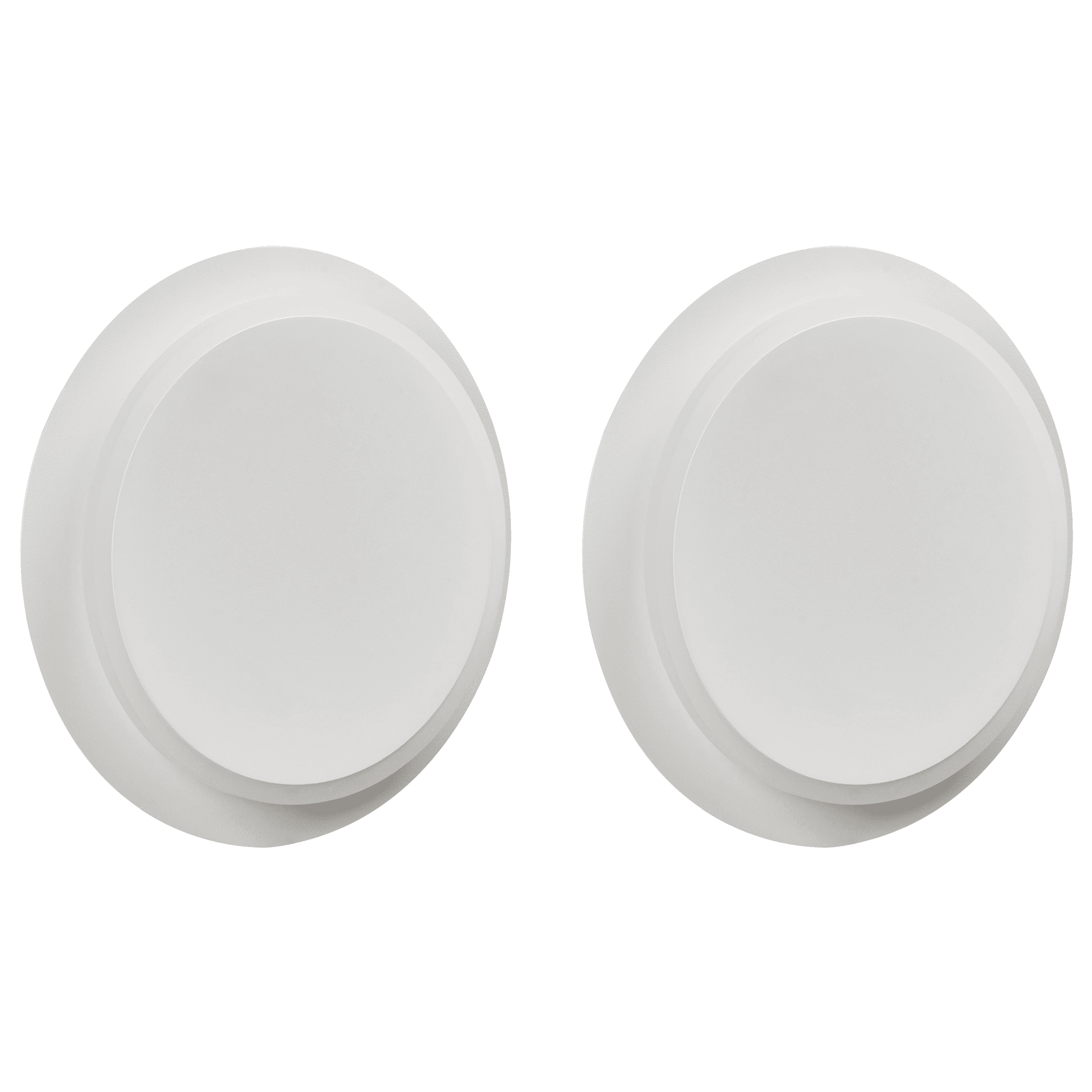 Seinävalaisinsetti 2 kpl SEMNON LED-valo metalli Valkoinen – Beliani