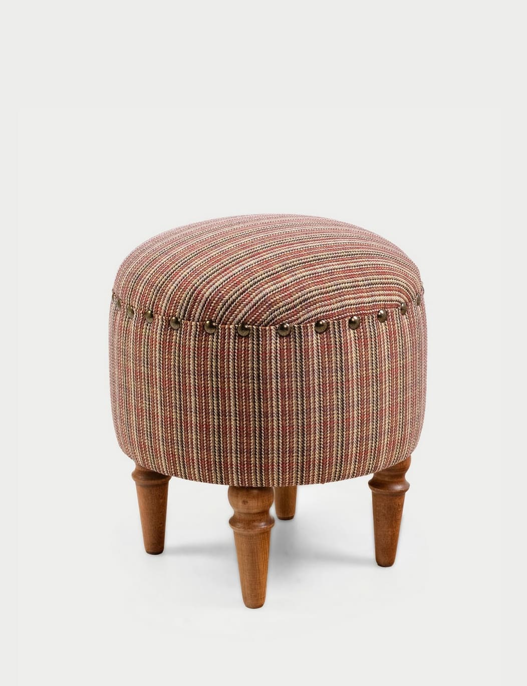 Norda Design Tyylikäs rahi pyökkirungolla ja saksanpähkinäjaloilla, 38x45x38 cm, 100 % kudottu kangas | Täydellinen kodin sisustukseen – Norda Design