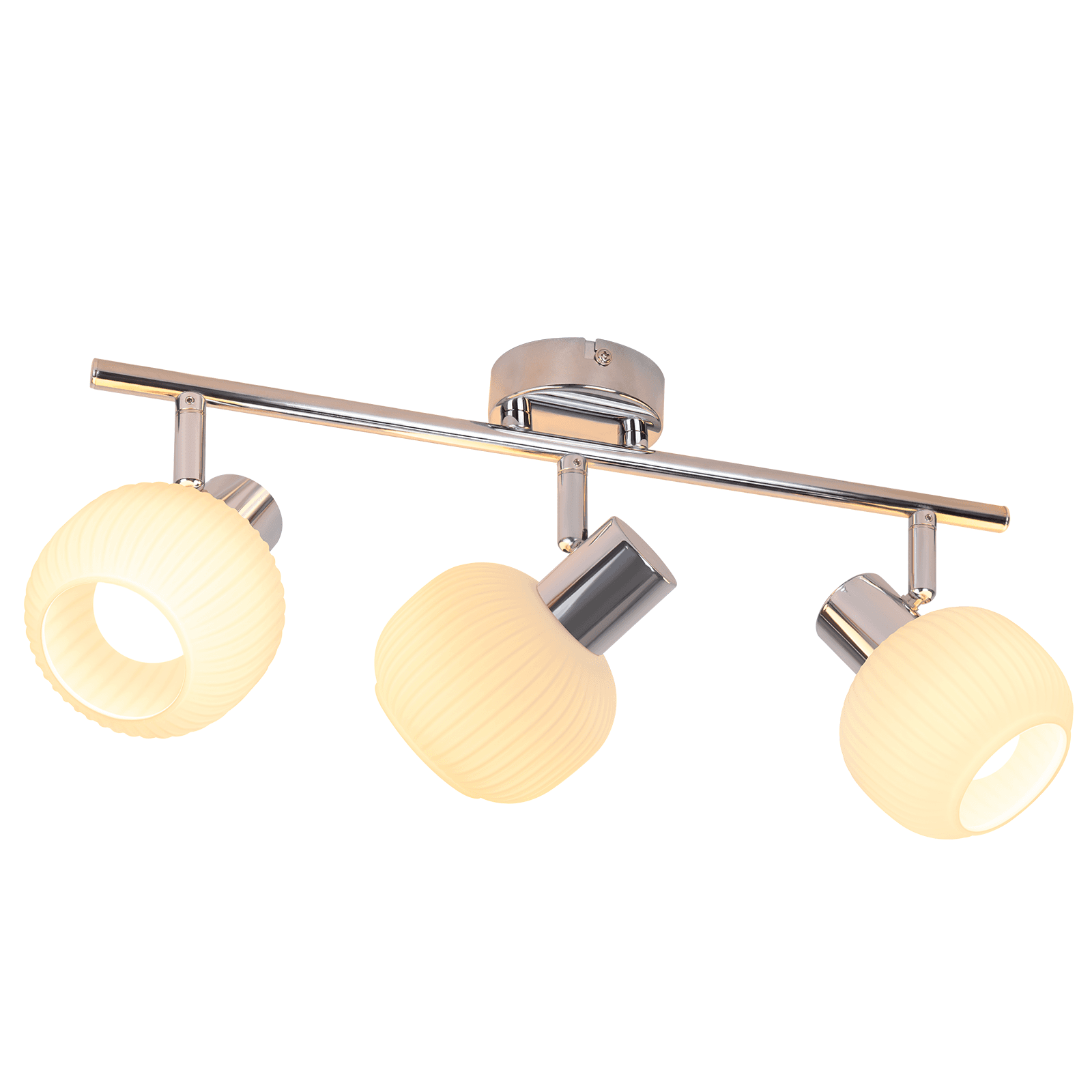 NETTLIFE valkoinen kattokohdevalaisin E14 vintage - lasivarjostin sisätiloihin moderni kohdevalaisin makuuhuoneeseen, olohuoneeseen – Nettlife