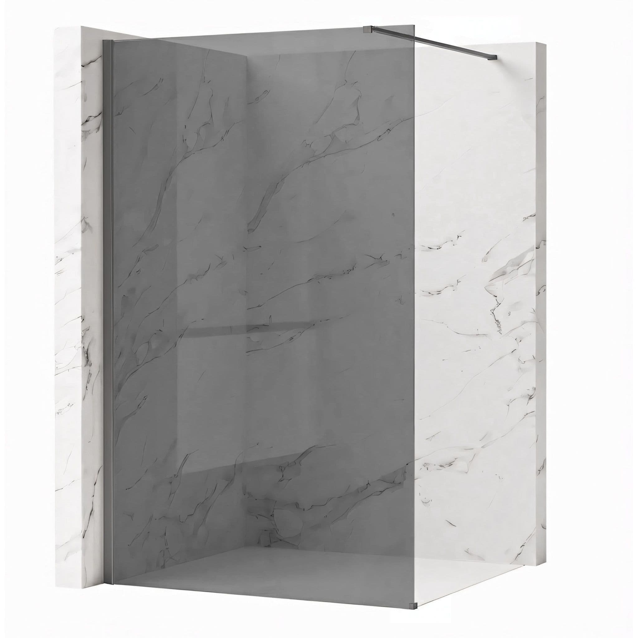 REA Suihkuseinä Flexi Grey 130 Titaani, 130X195CM