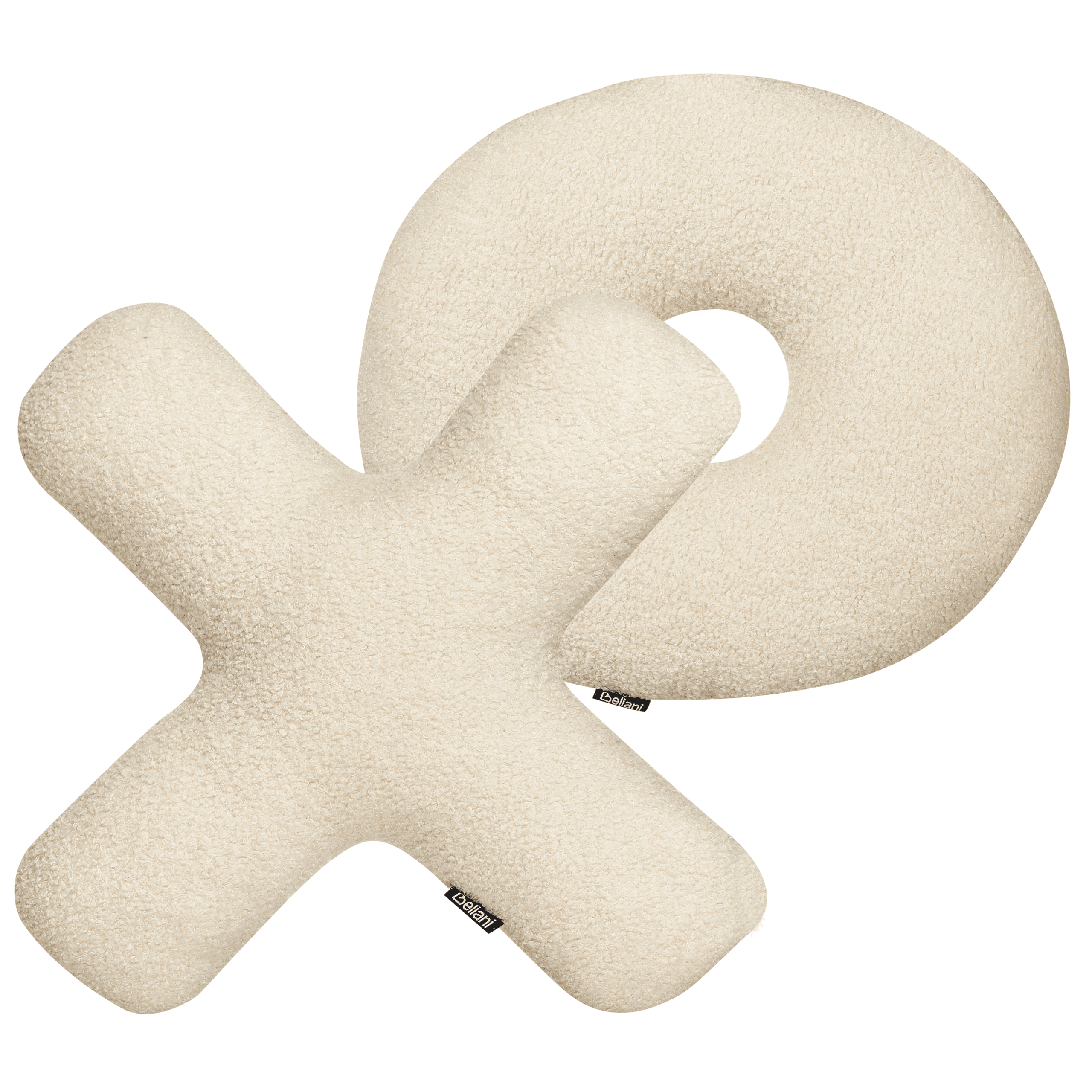 Koristetyynysetti 2 kpl HESPERIS buklee Beige Hillitty