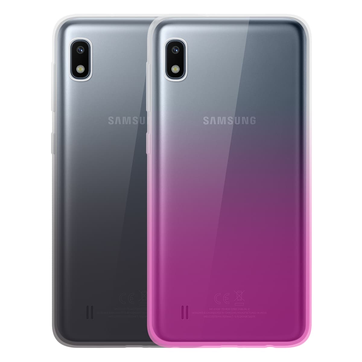 Pehmeät Suojakuoret Paketti Galaxy A10:lle Erittäin Kestävä – Color Block