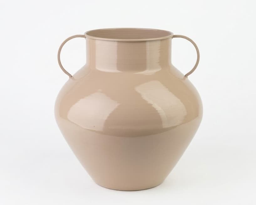 Maljakko metalli MONDEX ROGER 18,5x31x34 cm beige 1 kpl – MONDEX