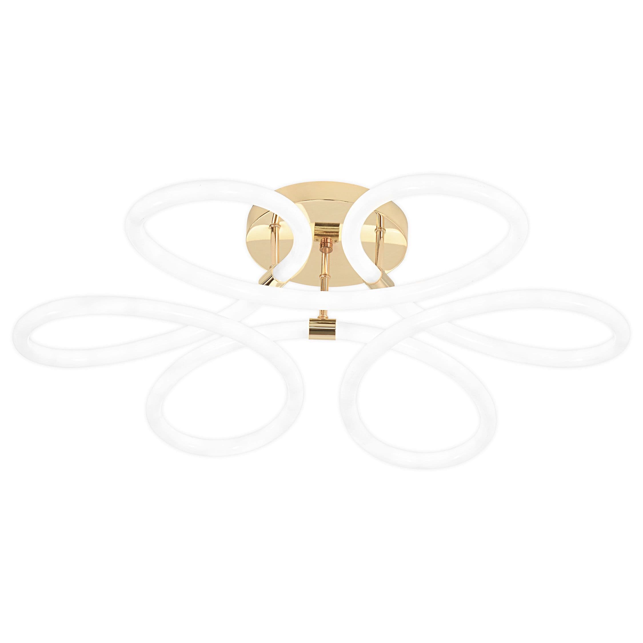 TOOLIGHT kattovalaisin LED G023-C kulta, 53x53x7cm