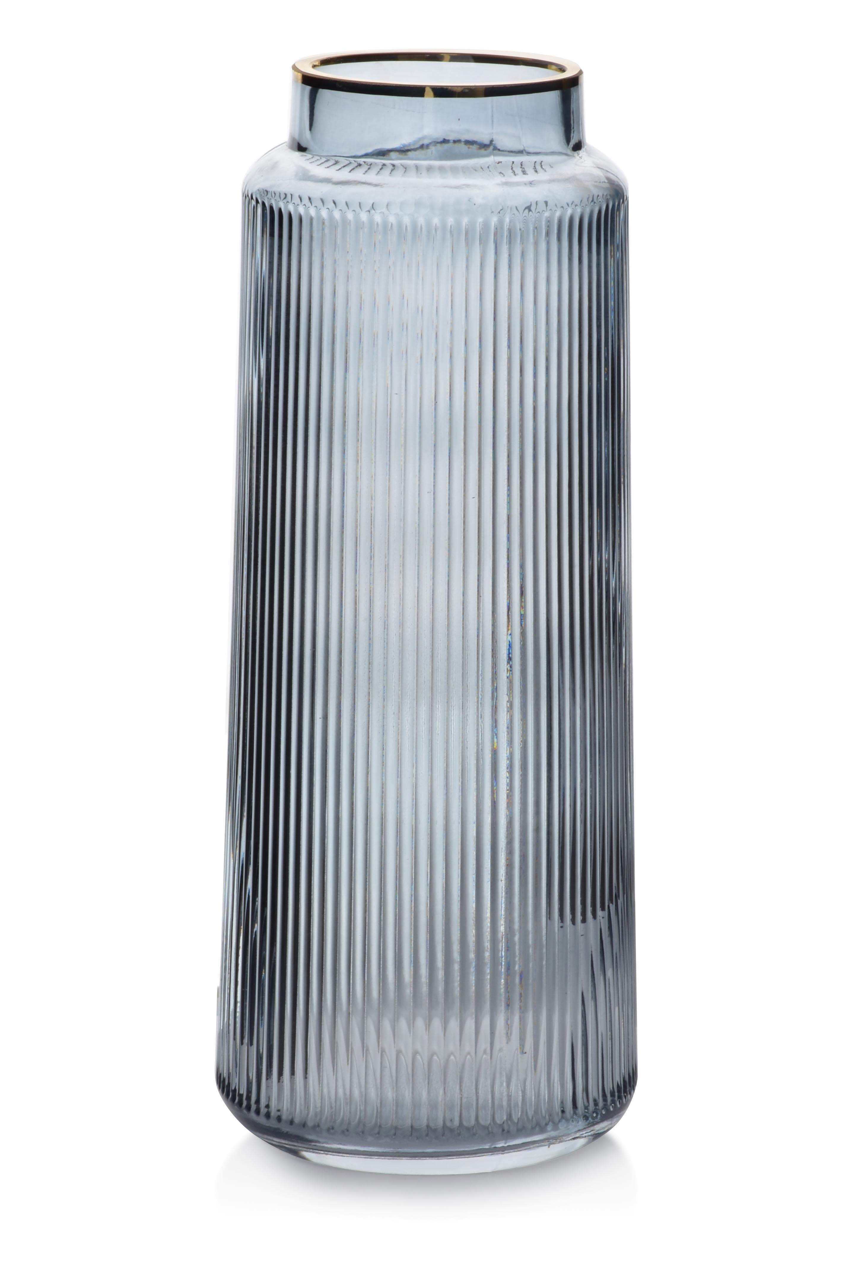Maljakko lasi Mondex Serenite 11.5x30 harmaa-kultainen 1kpl – MONDEX