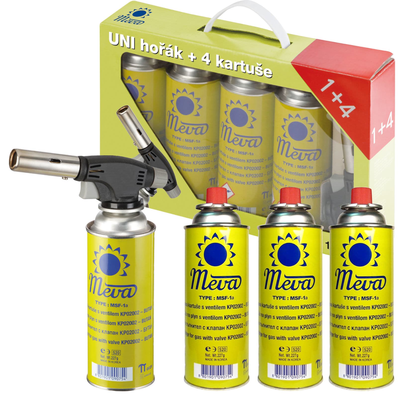 Creme Brulle 1kW yleisruokailukaasupoltin SET – Meva